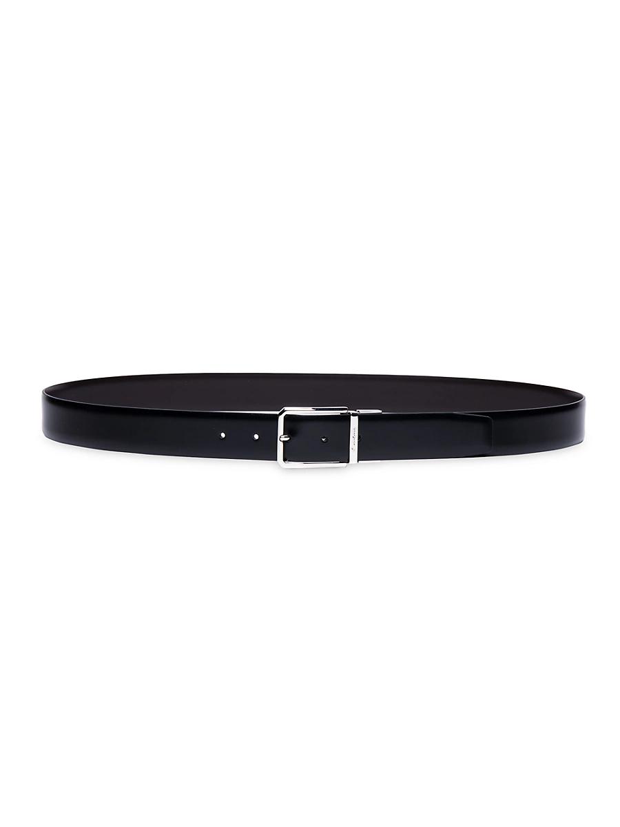Mens Smooth Leather Reversible Belt Product Image