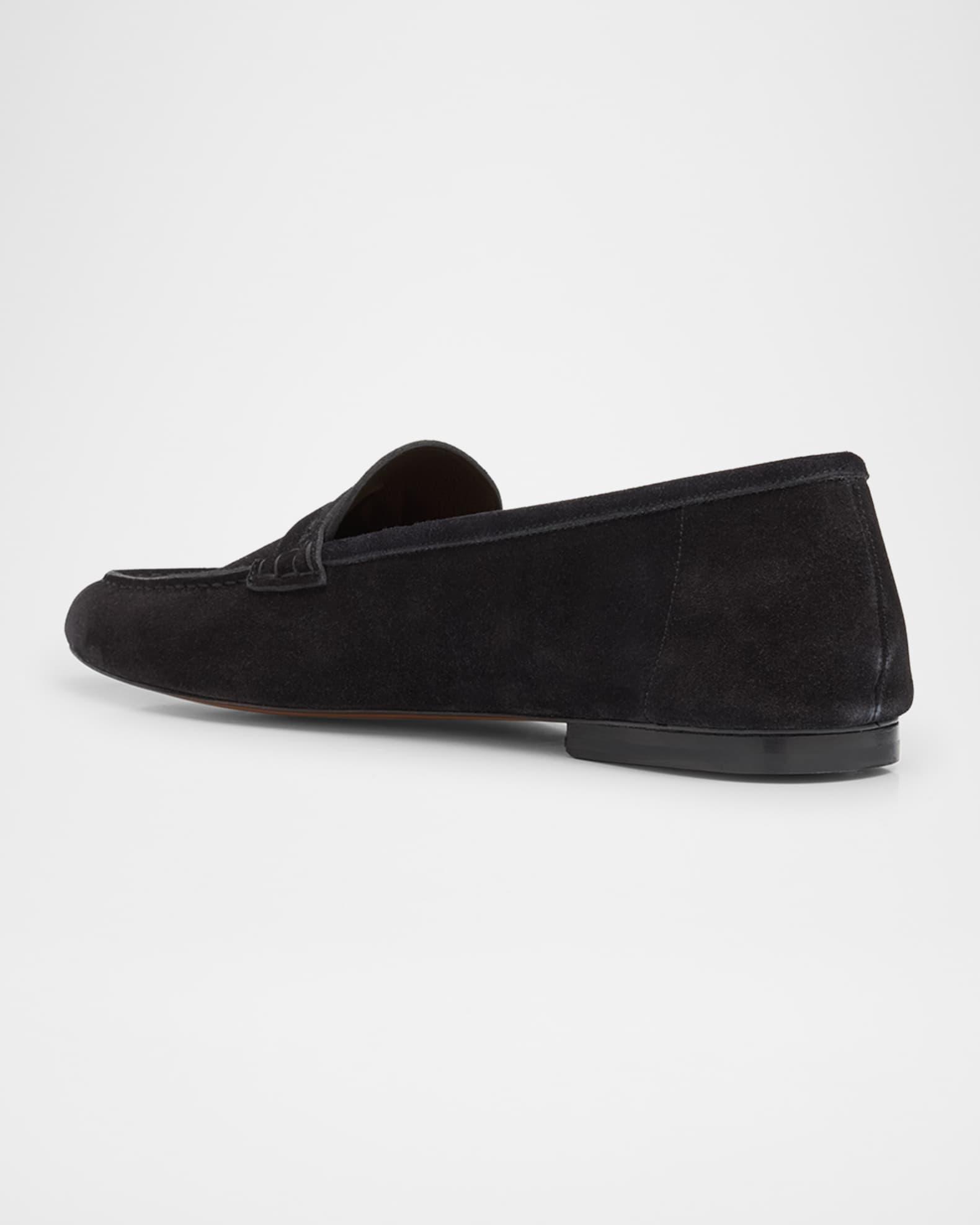 Men's Collins Suede Penny Loafers Product Image