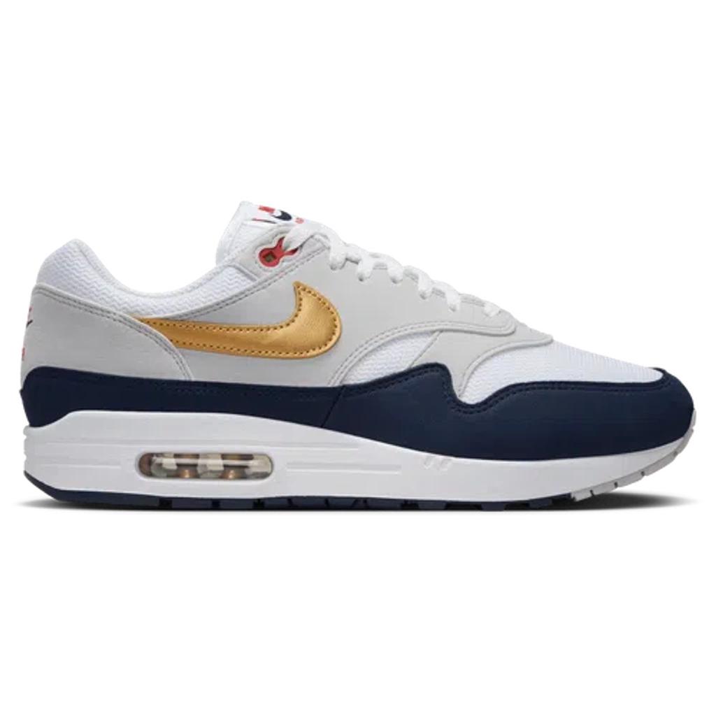 Nike Mens Nike Air Max 1 - Mens Running Shoes Coconut Milk/Burgundy Crush Product Image