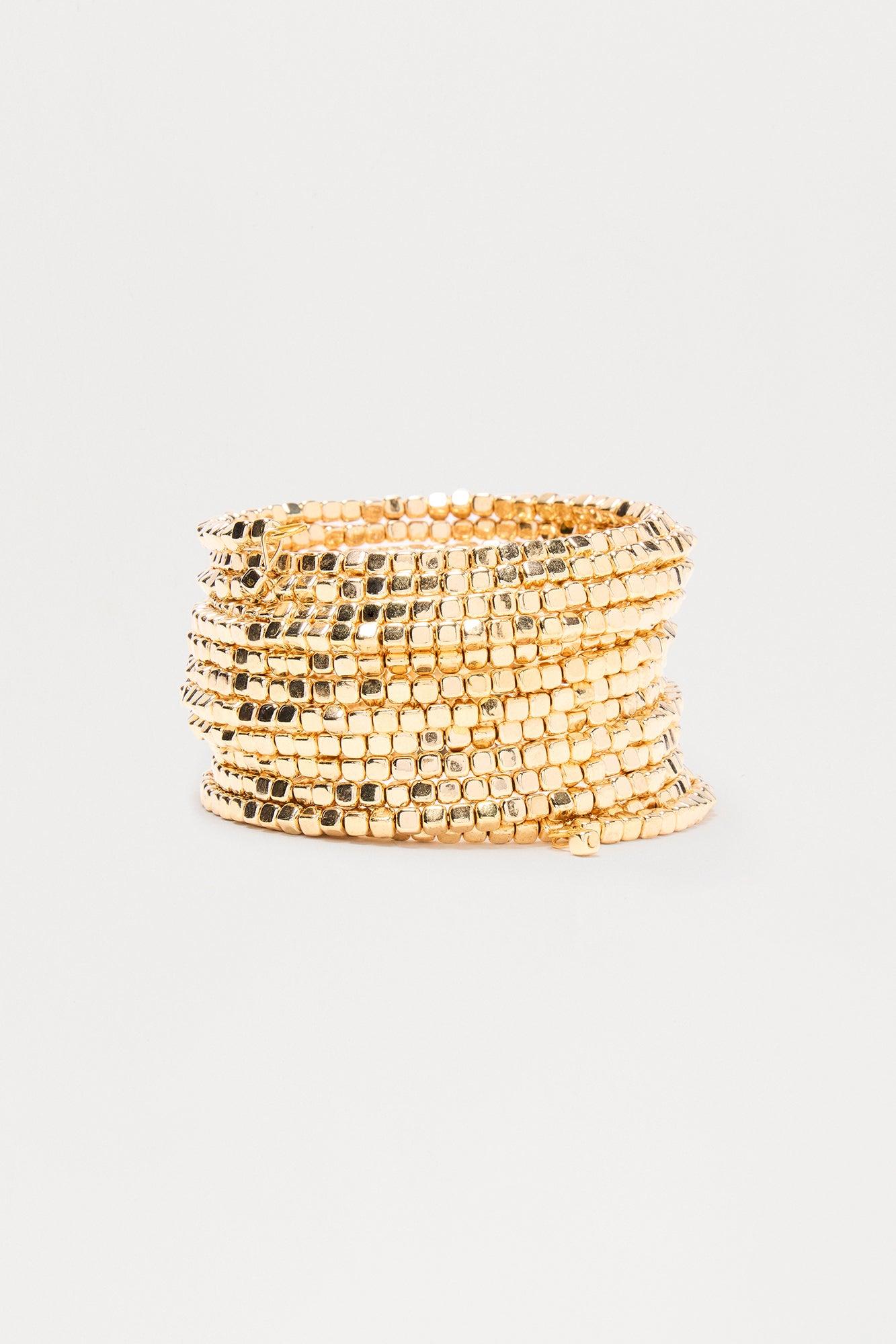 Arm Candy Coil Bracelet - Gold Female Product Image