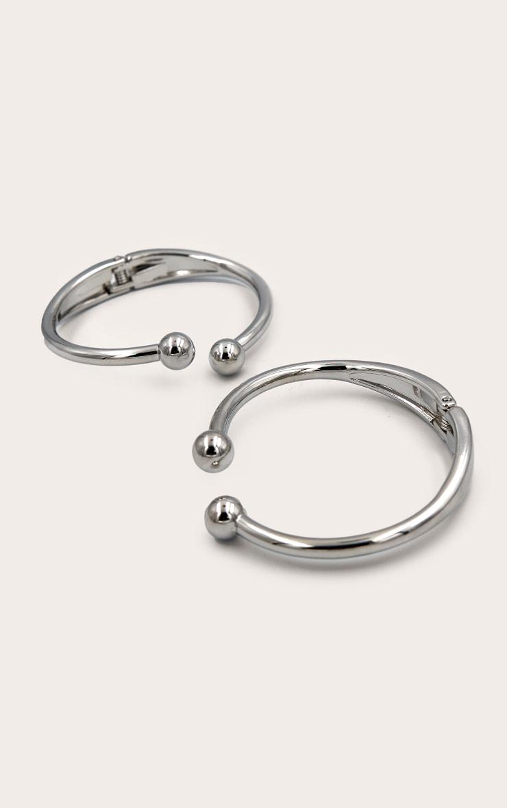 Silver Chunky Bangle Multi-pack Product Image
