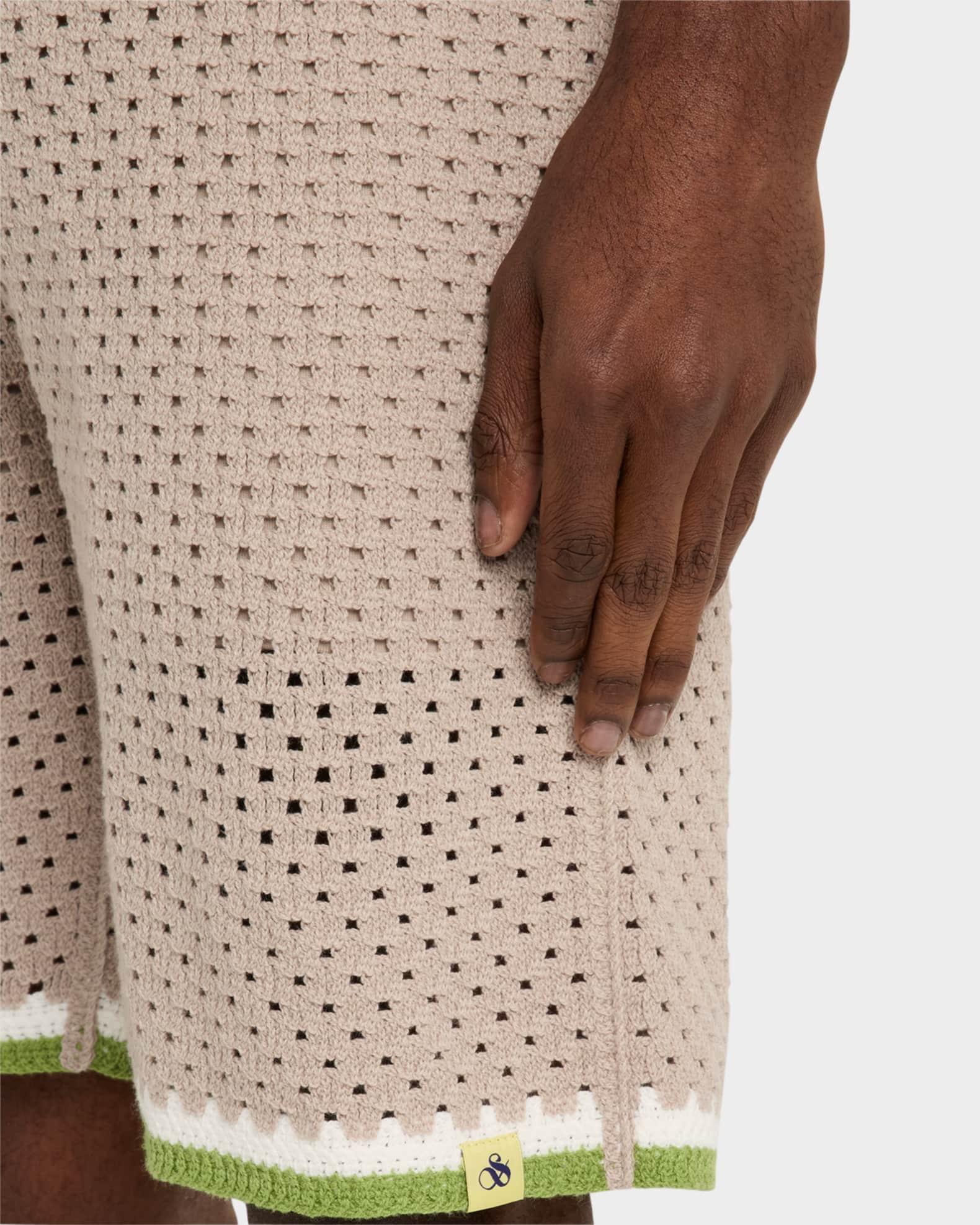Men's Crochet Shorts Product Image
