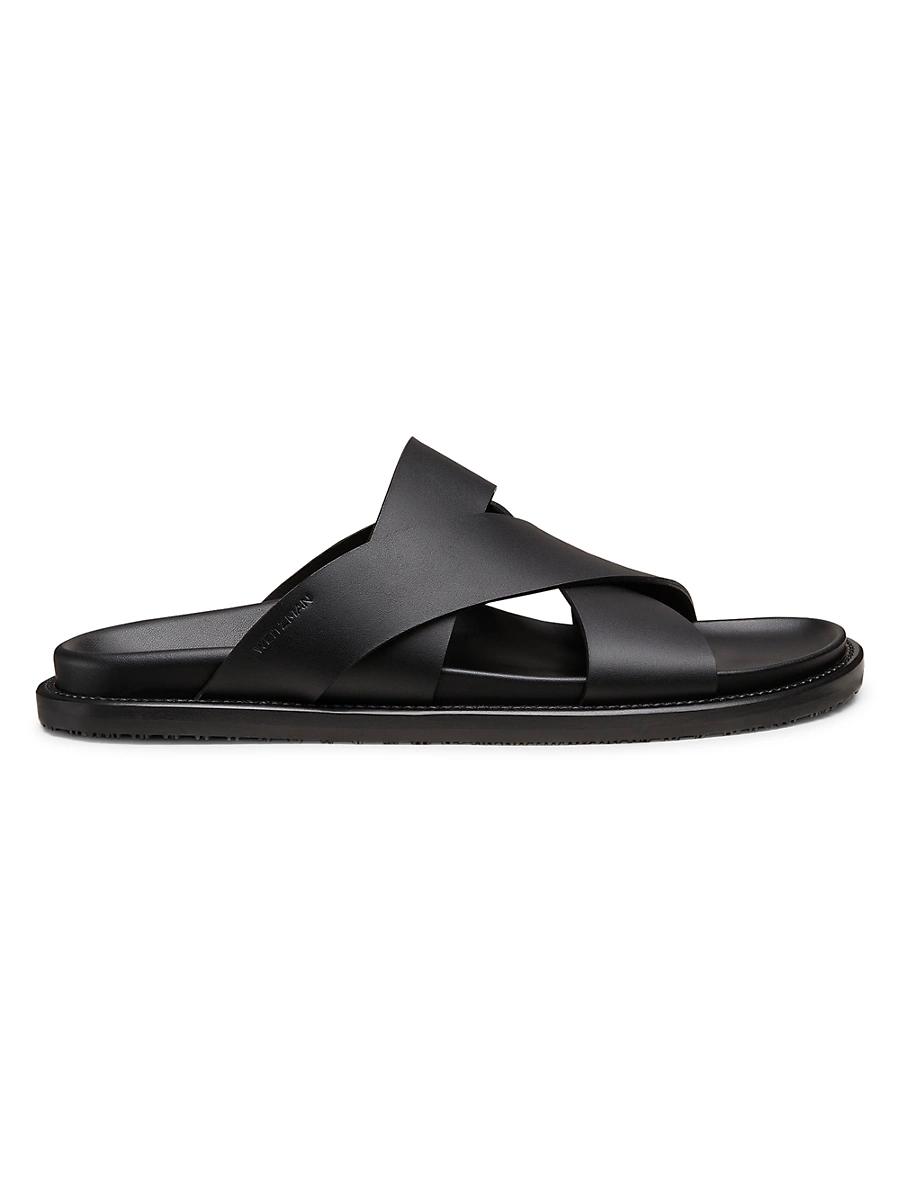 Mens Berkley Crisscross Leather Sandals Product Image