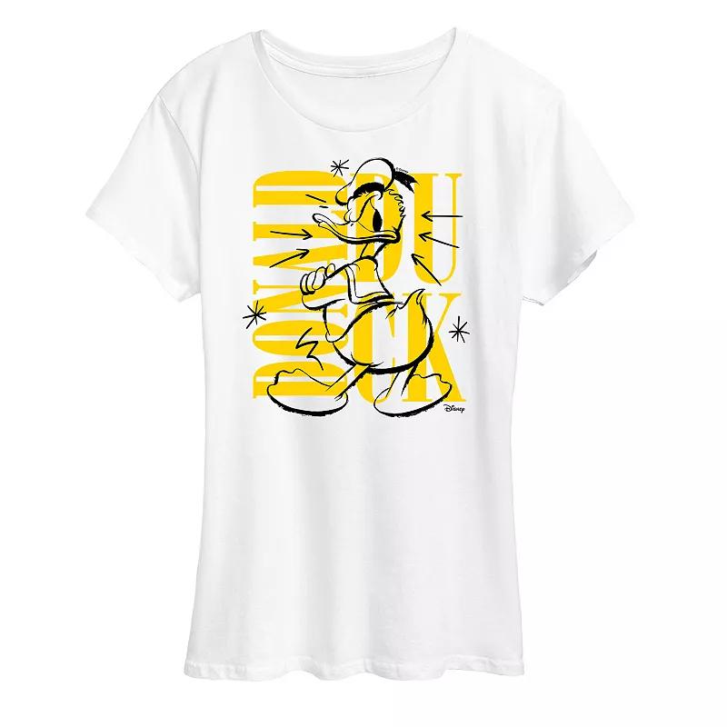 Disney's Donald Duck Women's Street Wear Graphic Tee,  Product Image