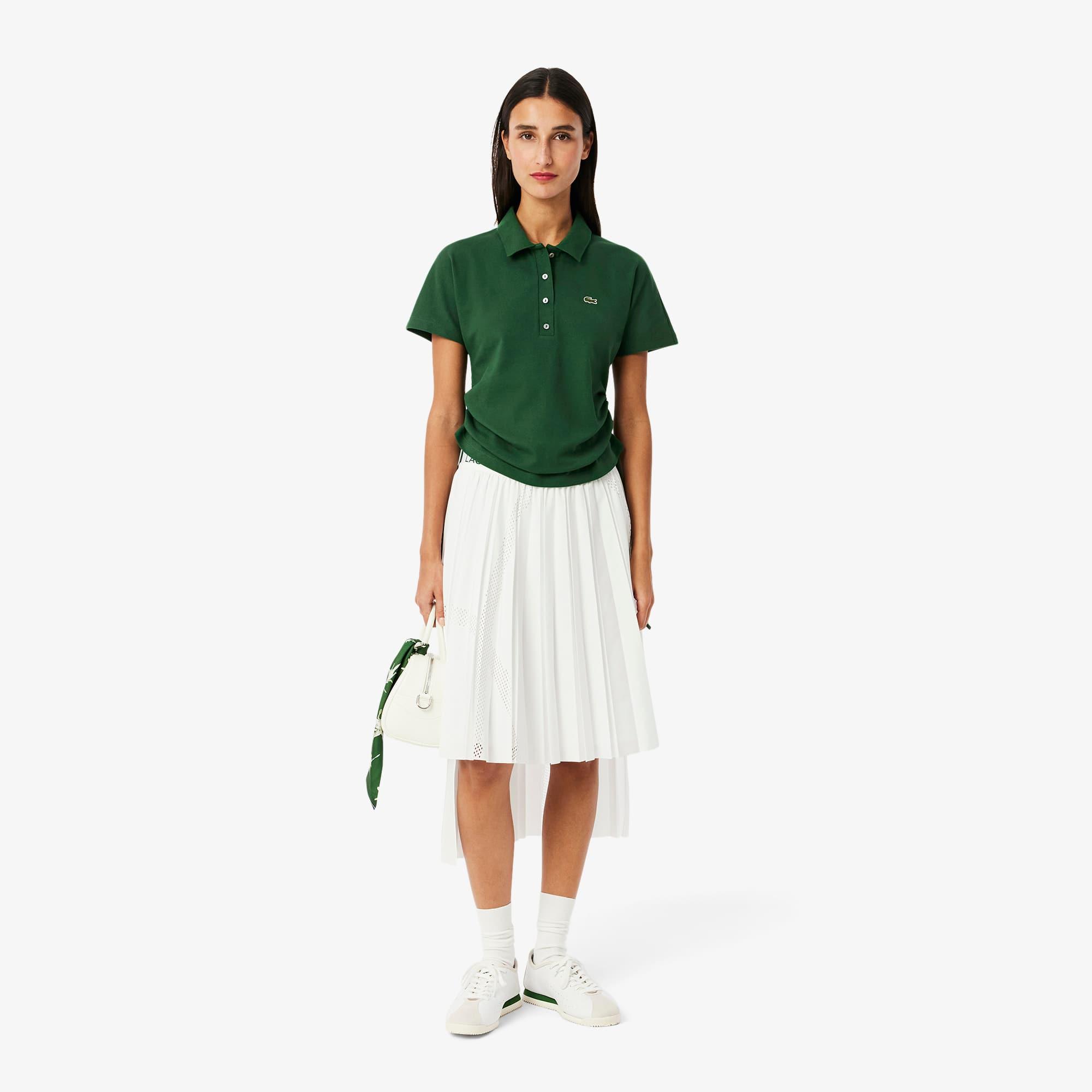 Women's Slim Fit Adjustable Piqué Polo Product Image