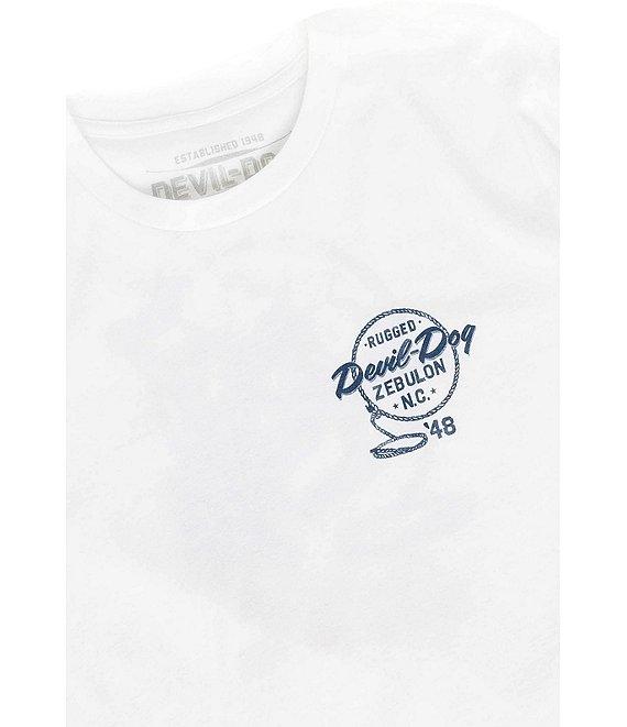 Devil-Dog Dungarees Ropin' Cowboy Graphic T-Shirt Product Image