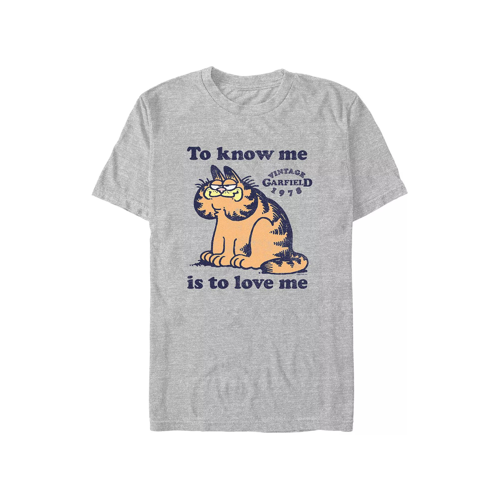 Men's Garfield To Know Me Is To Love Me Graphic Tee,  Product Image