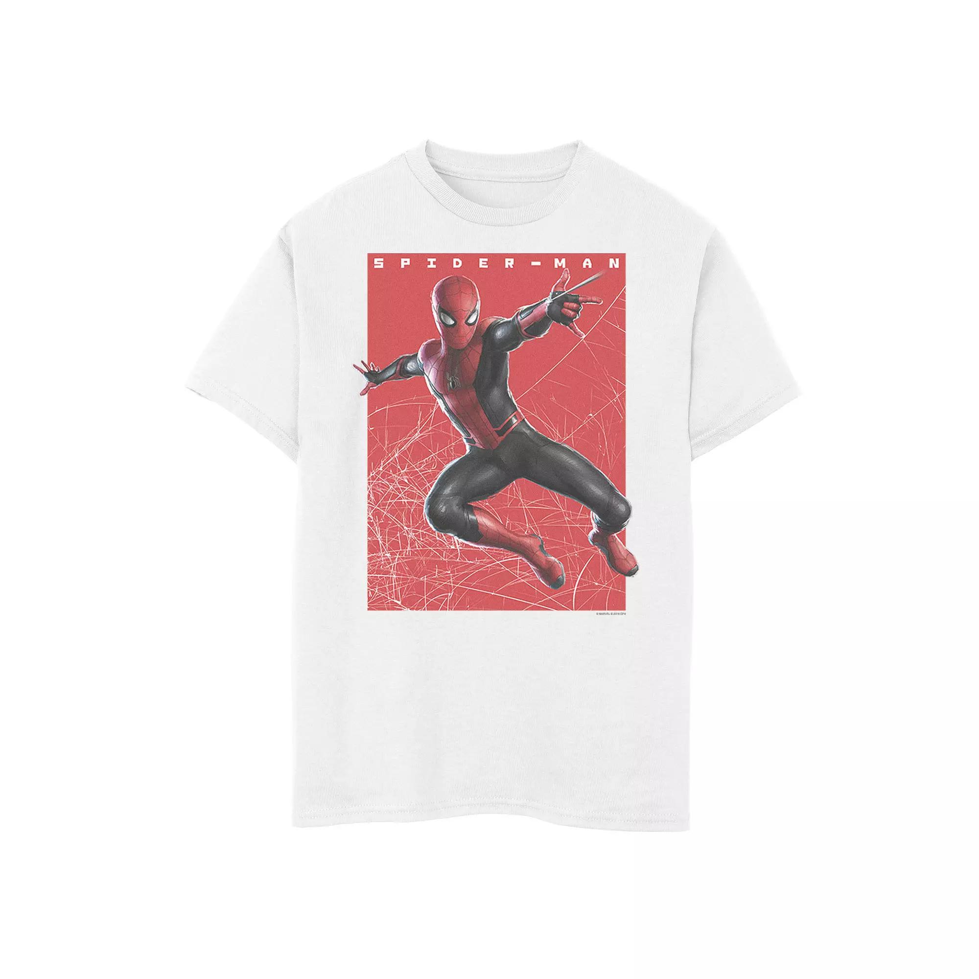 Boys 6-20 Marvel Spider-Man Far From Home Web Swinging Poster Graphic Tee, Boy's,  Product Image