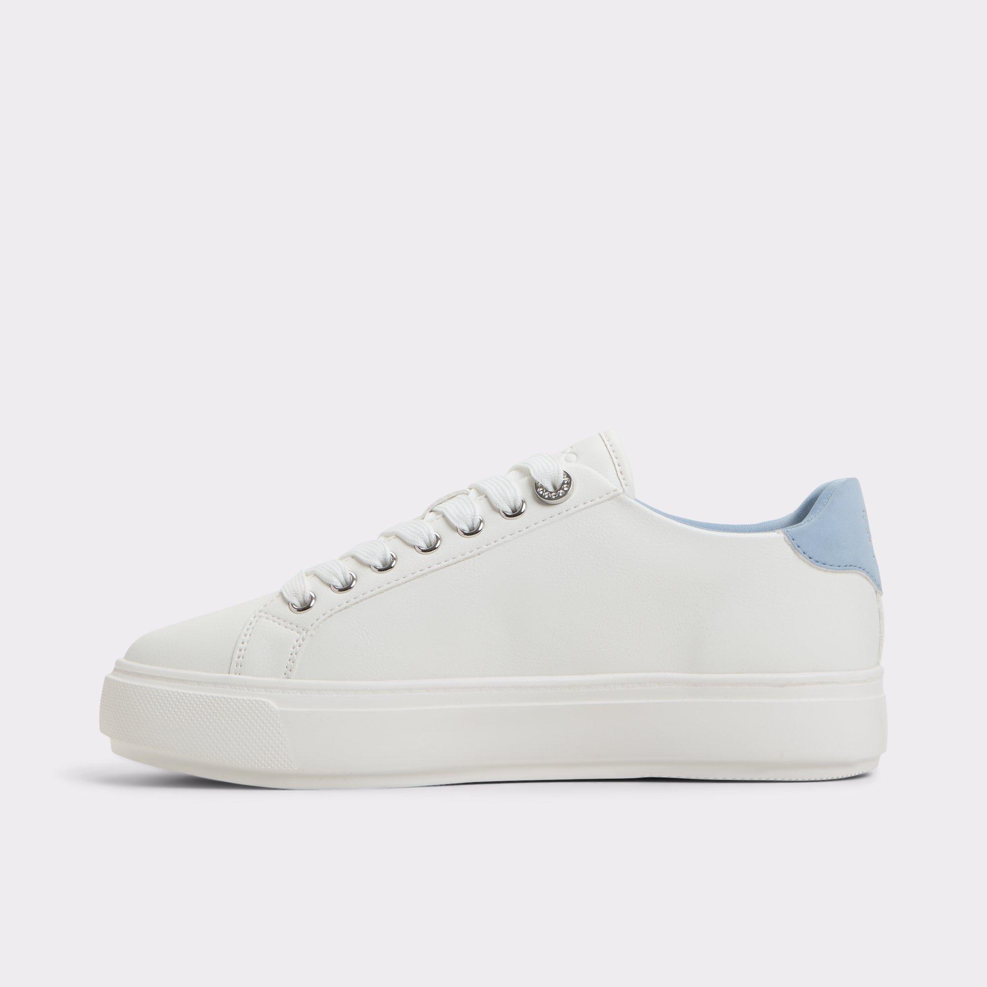 Saxony White/Multi Women's Platform and wedge sneakers | ALDO US Product Image