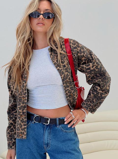 Carmela Jacket Leopard Product Image
