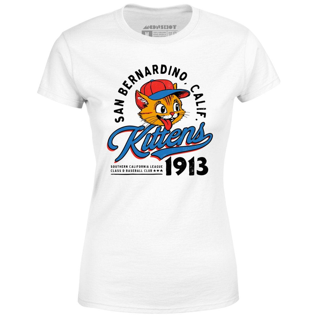San Bernardino Kittens - California - Vintage Defunct Baseball Teams - Women's T-Shirt Female Product Image