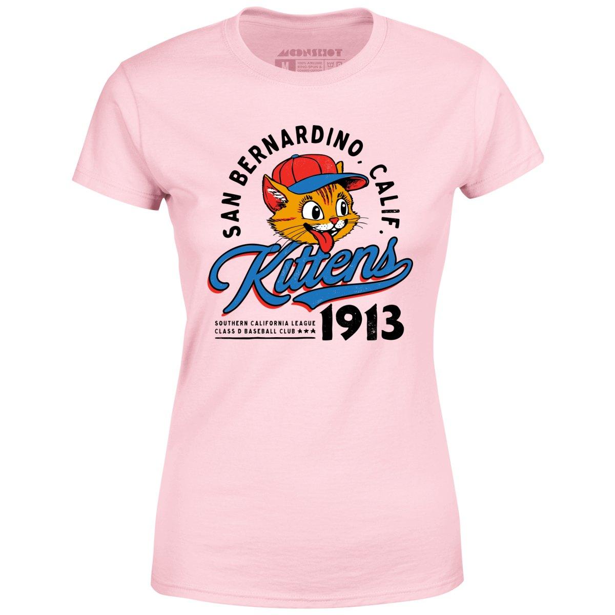 San Bernardino Kittens - California - Vintage Defunct Baseball Teams - Women's T-Shirt Female Product Image