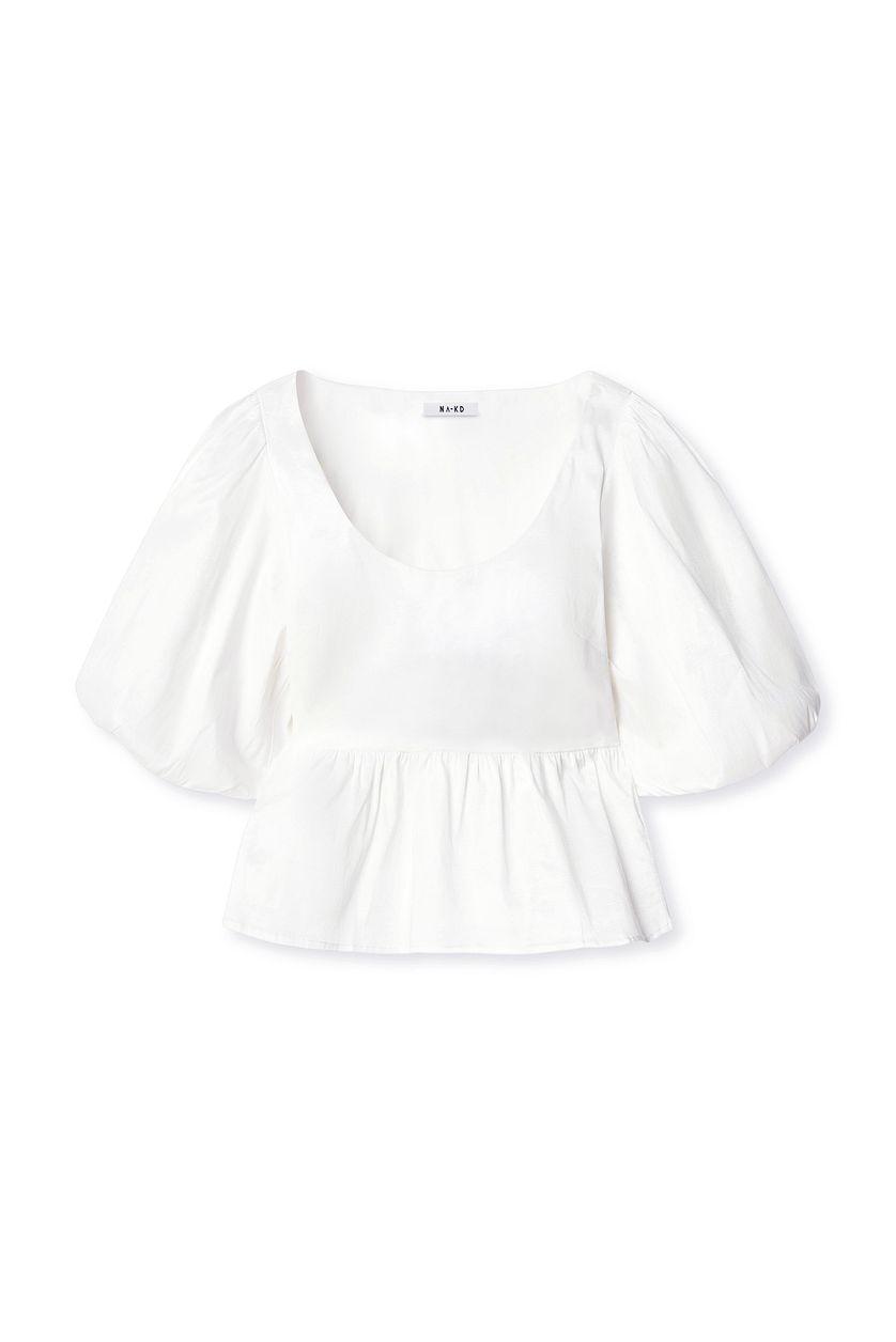Puff Shoulder Blouse Product Image