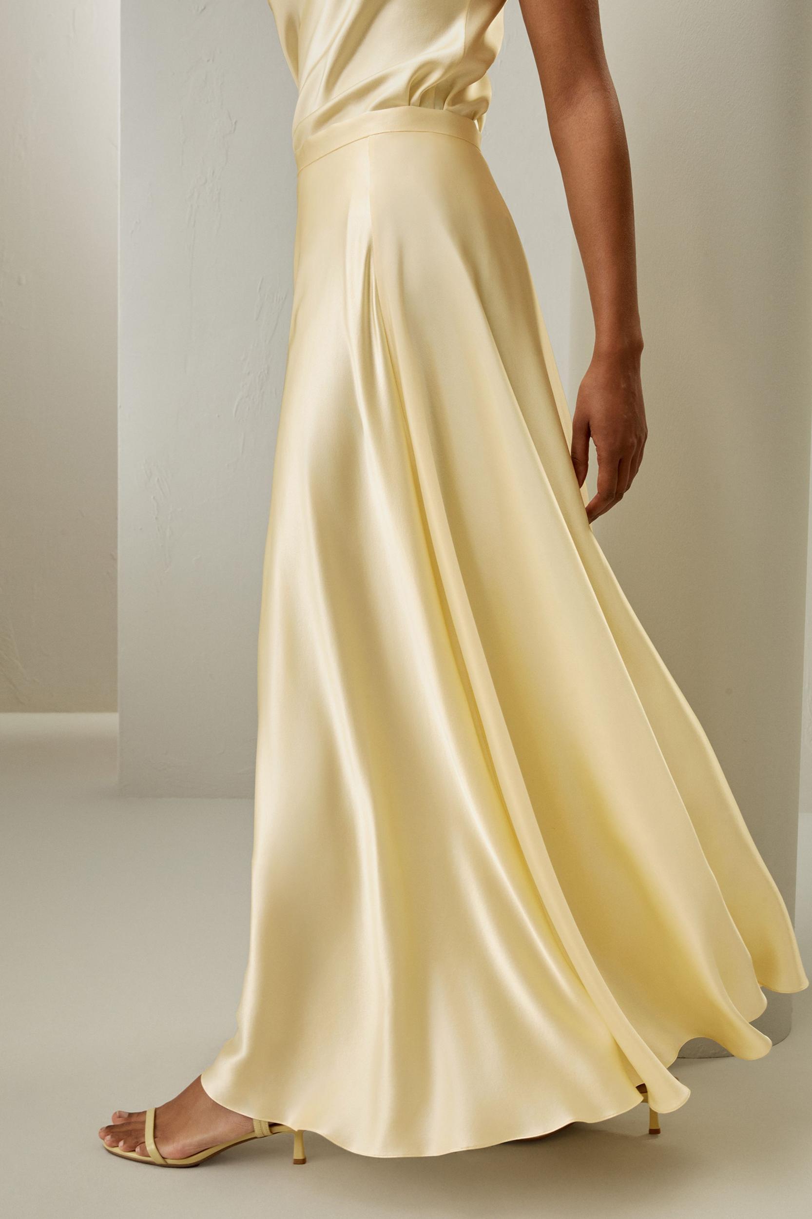 Golden Cocoon Amaranth Skirt Product Image