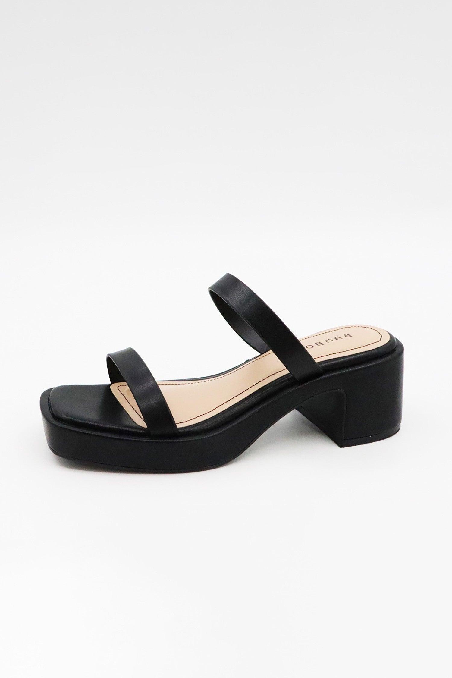 Platform Slide Block Heels Product Image