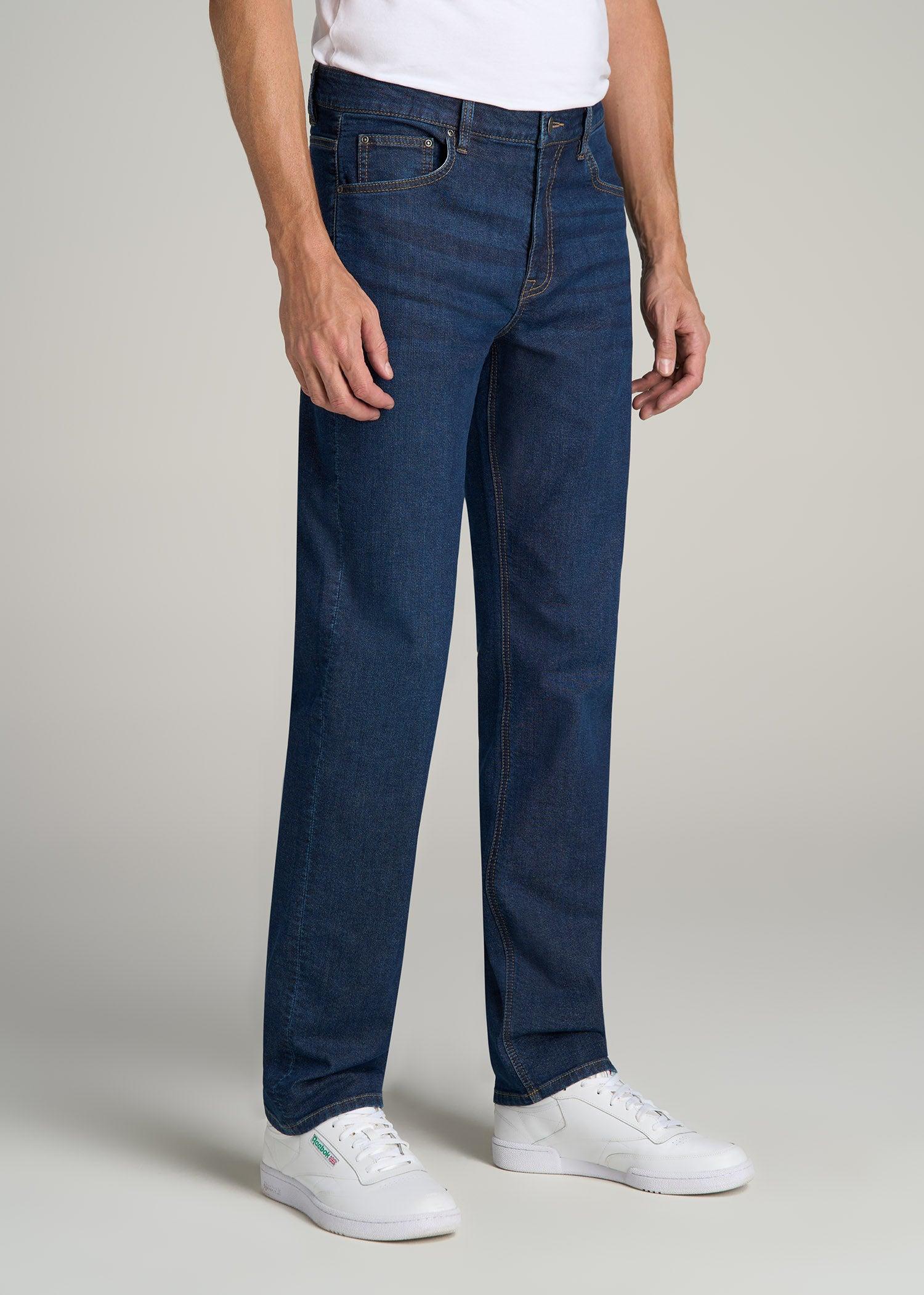 J1 STRAIGHT LEG Fleeced Jeans for Tall Men in Colorado Blue Wash Male Product Image