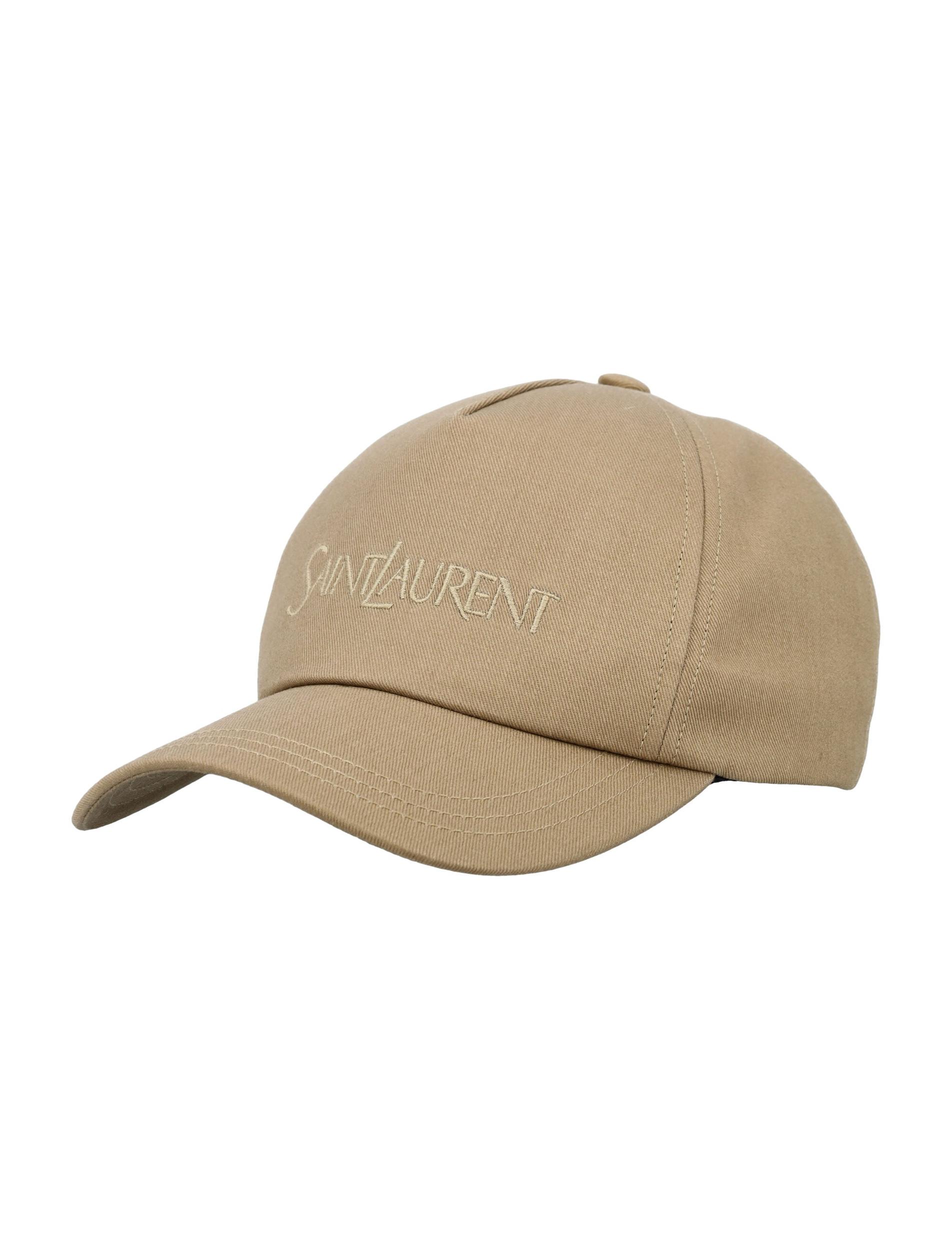 SAINT LAURENT Cotton And Linen Baseball Cap Men In Multicolor Product Image