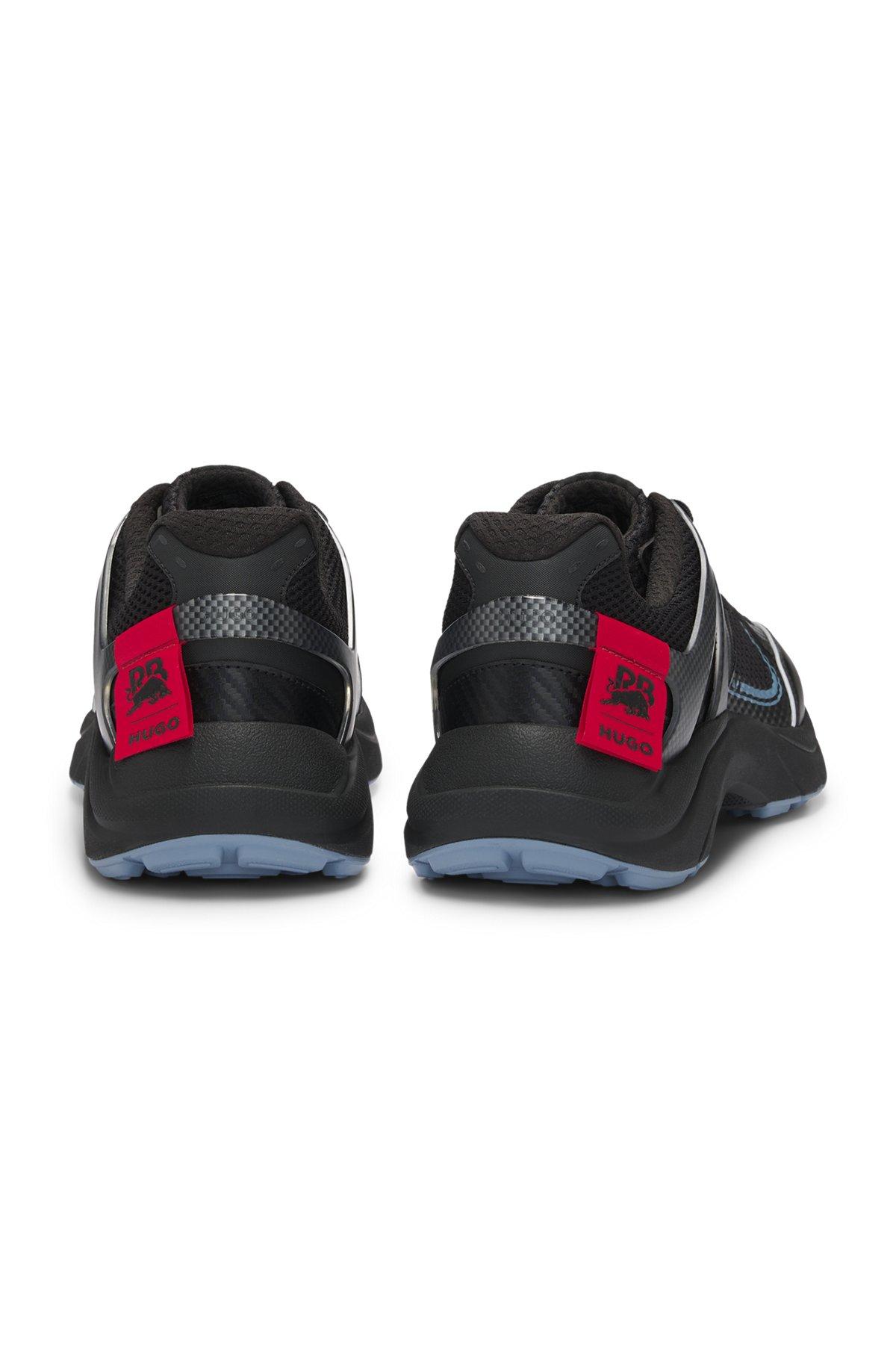 HUGO - HUGO x RB hybrid trainers with heel spoiler - Black Product Image
