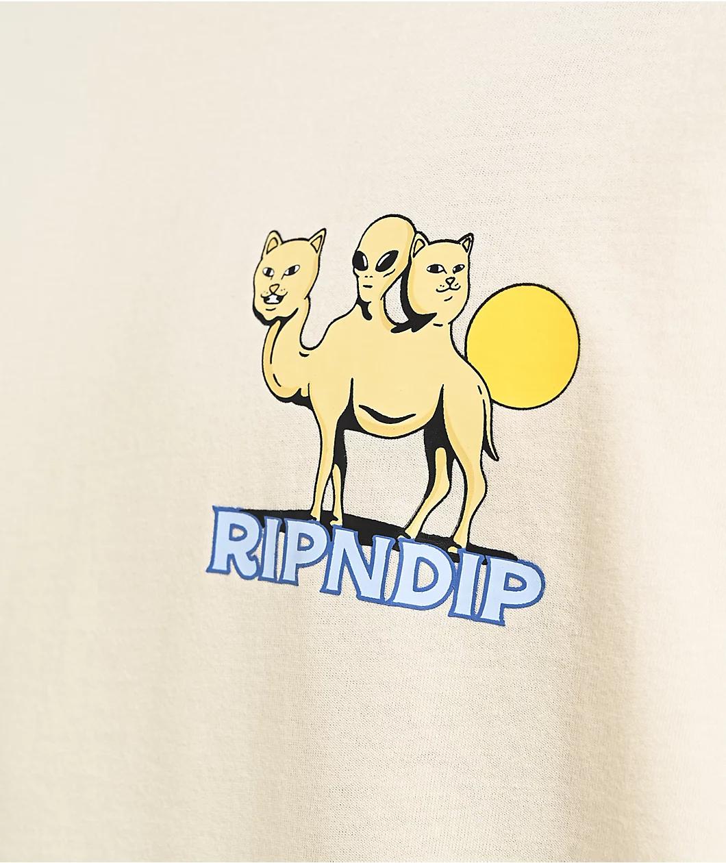 RIPNDIP Barnum Natural T-Shirt Product Image