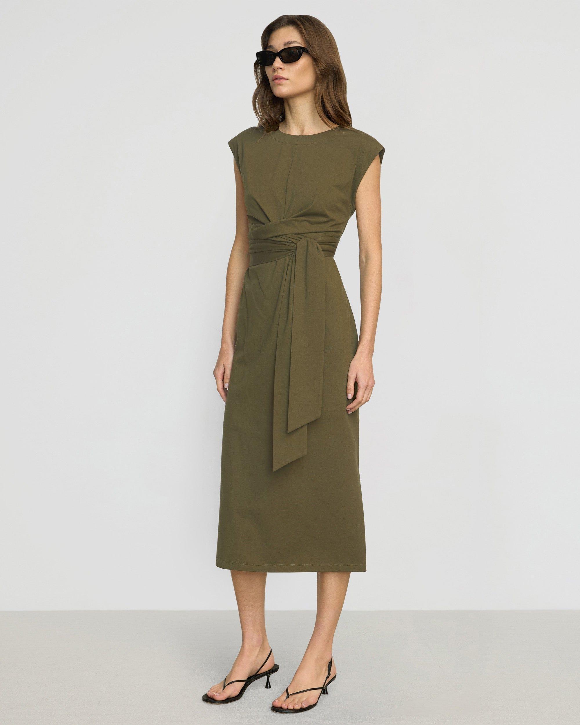 Fei Tie-Front Organic Cotton Dress Product Image