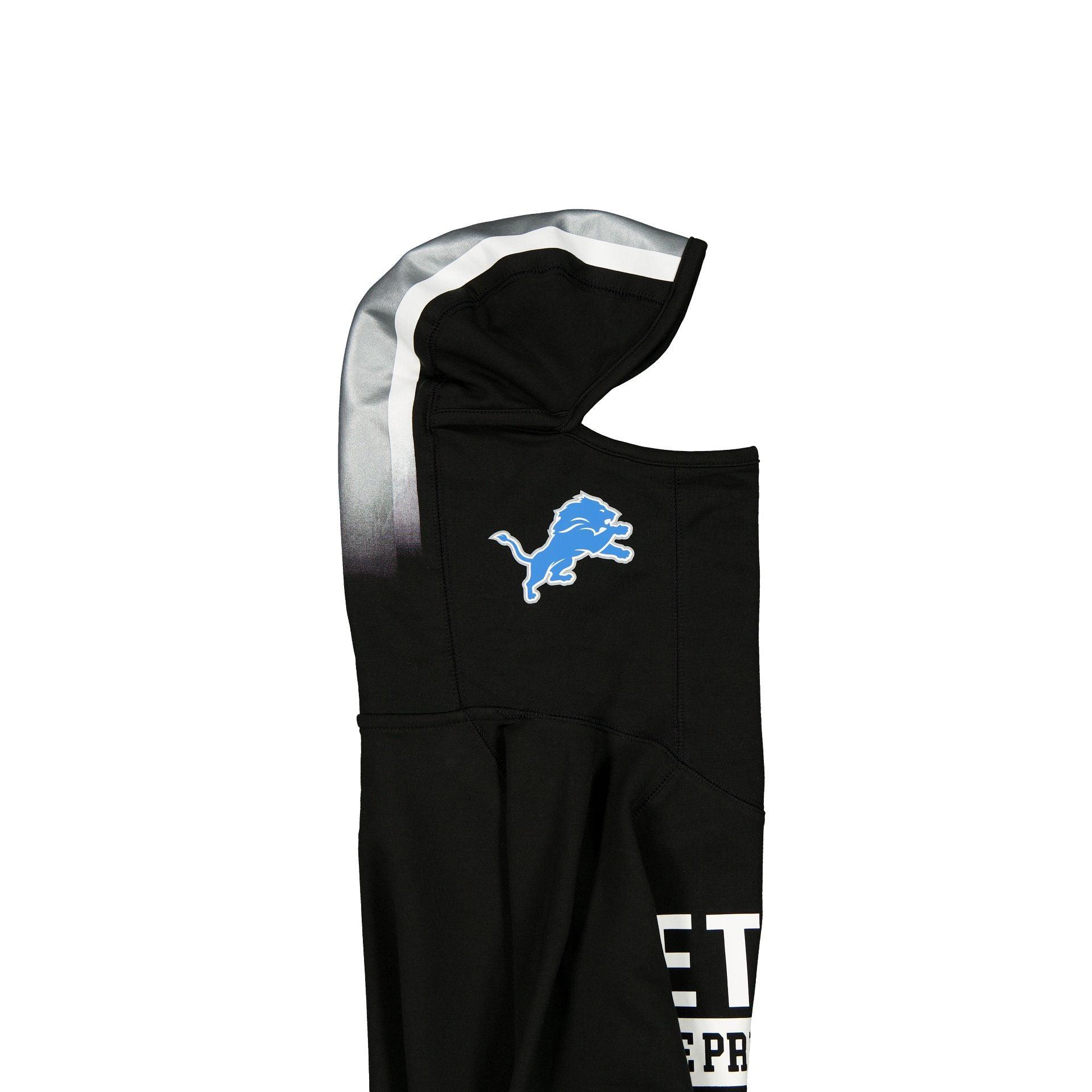 Detroit Lions 2025 Functional Fandom Black Balaclava Hoodie Male Product Image