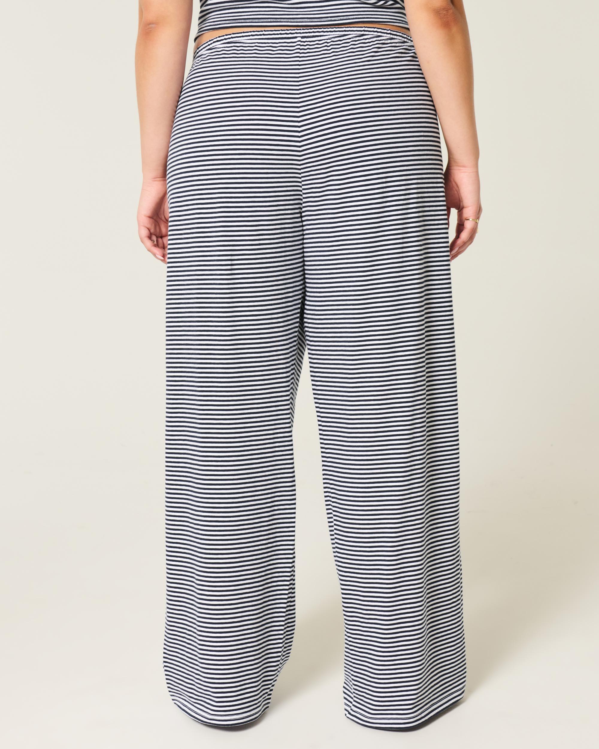 Knit Baggy Pull-On Pants Product Image