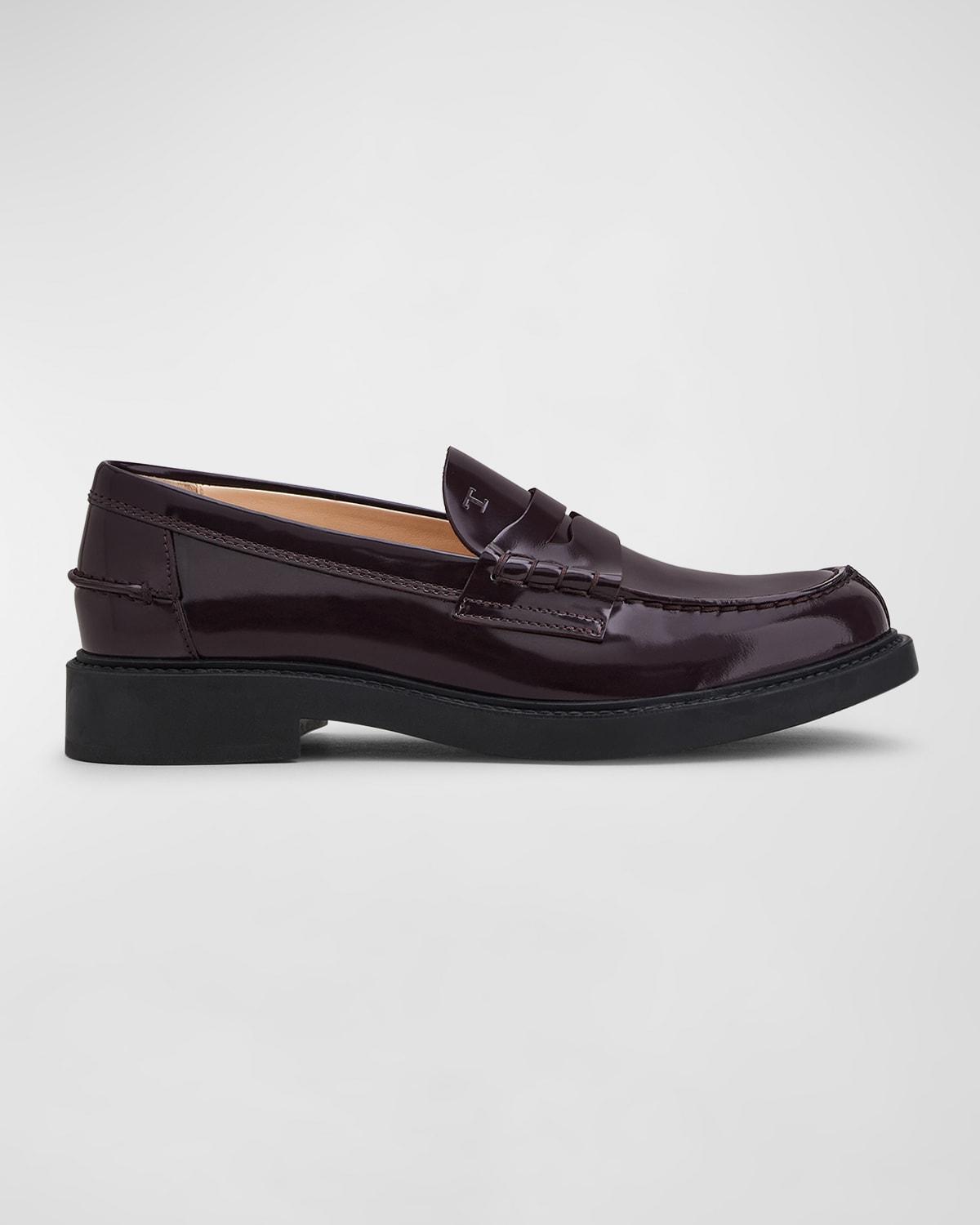 Patent Flat Penny Loafers Product Image