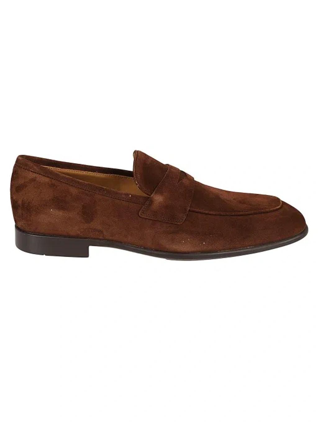 Mens Simon Crisscross Suede Loafers Product Image