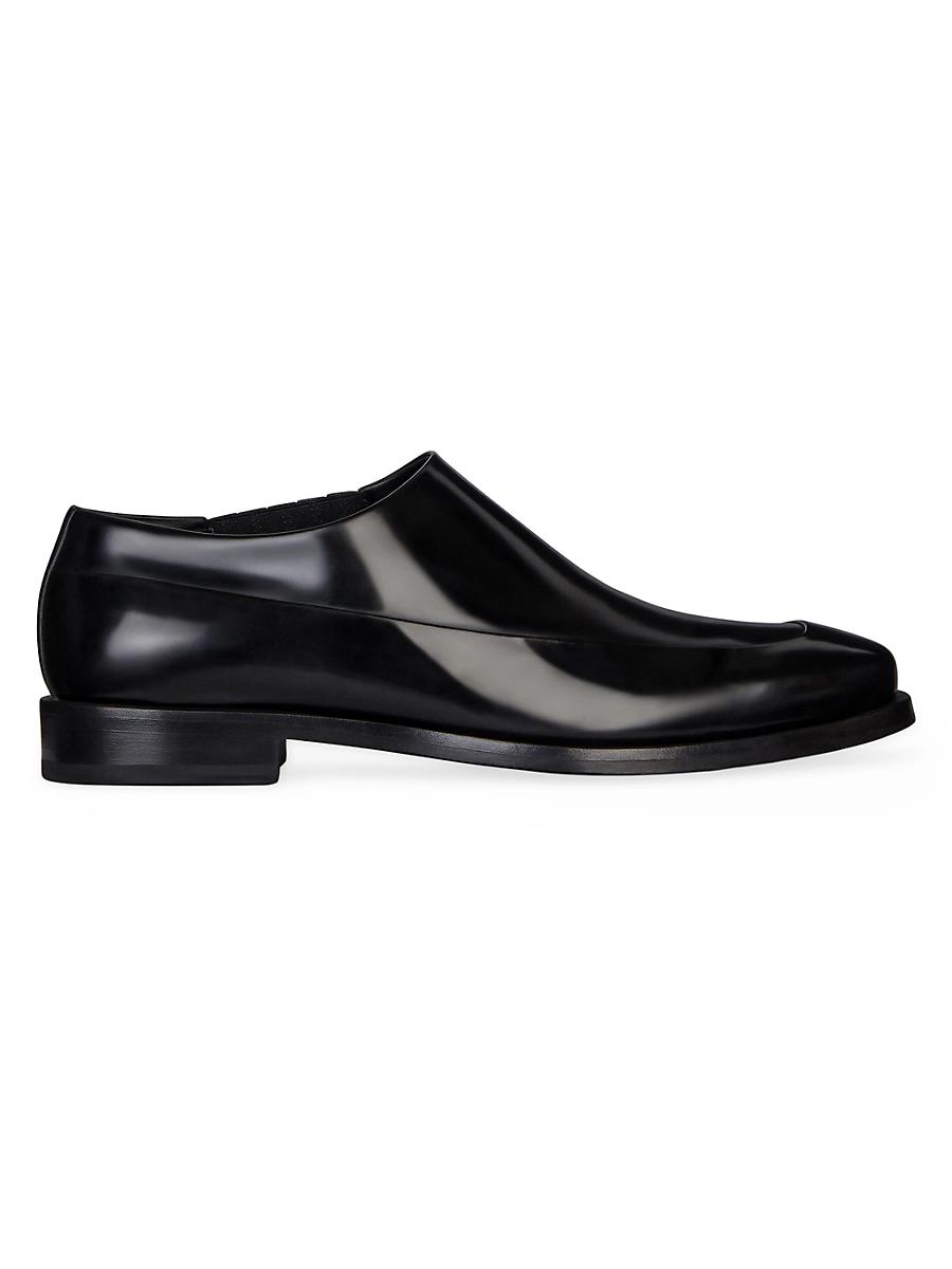 Mens Squared Derbies In Leather Product Image