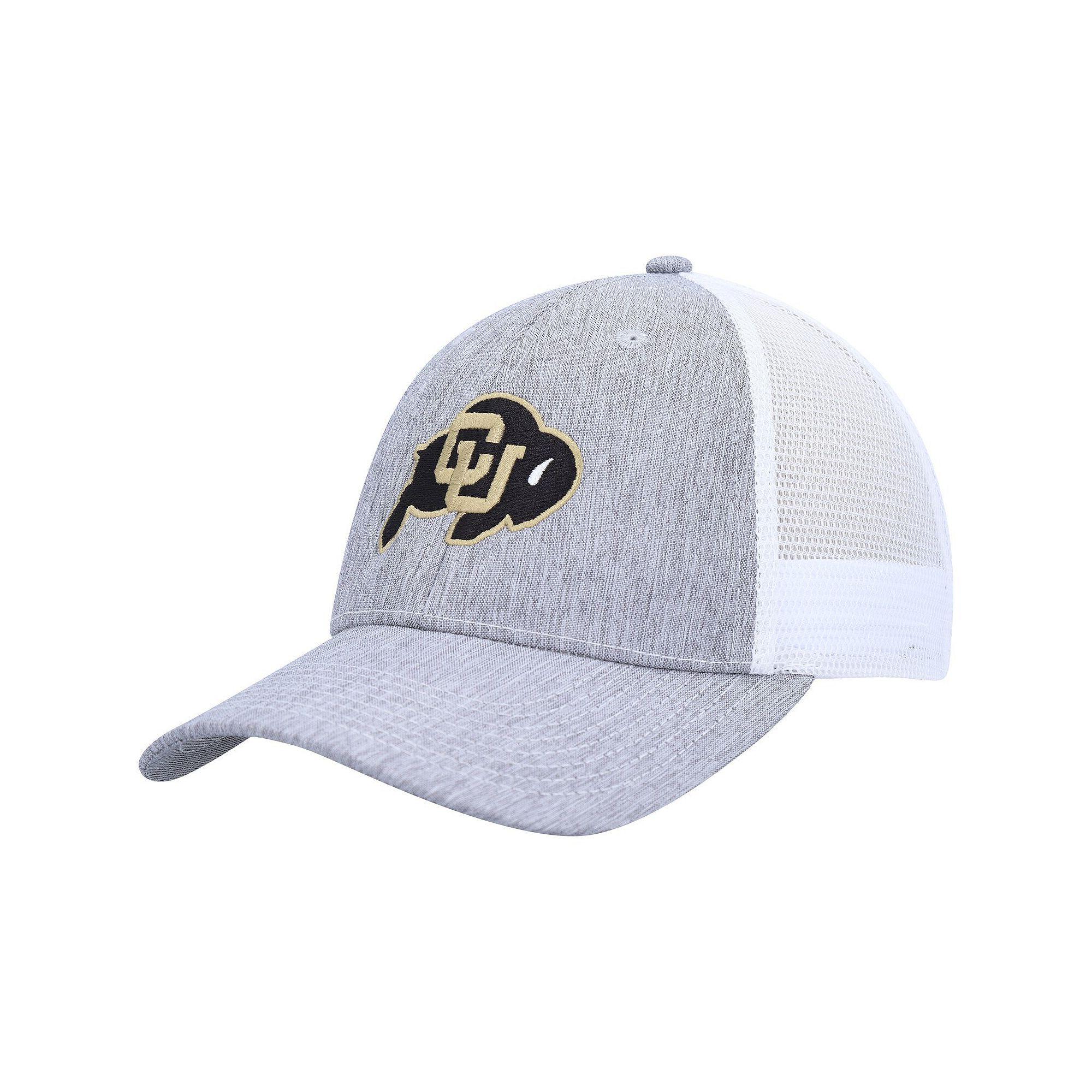 Men's Ahead Charcoal/White Colorado Buffaloes Brant Trucker Adjustable Hat Product Image