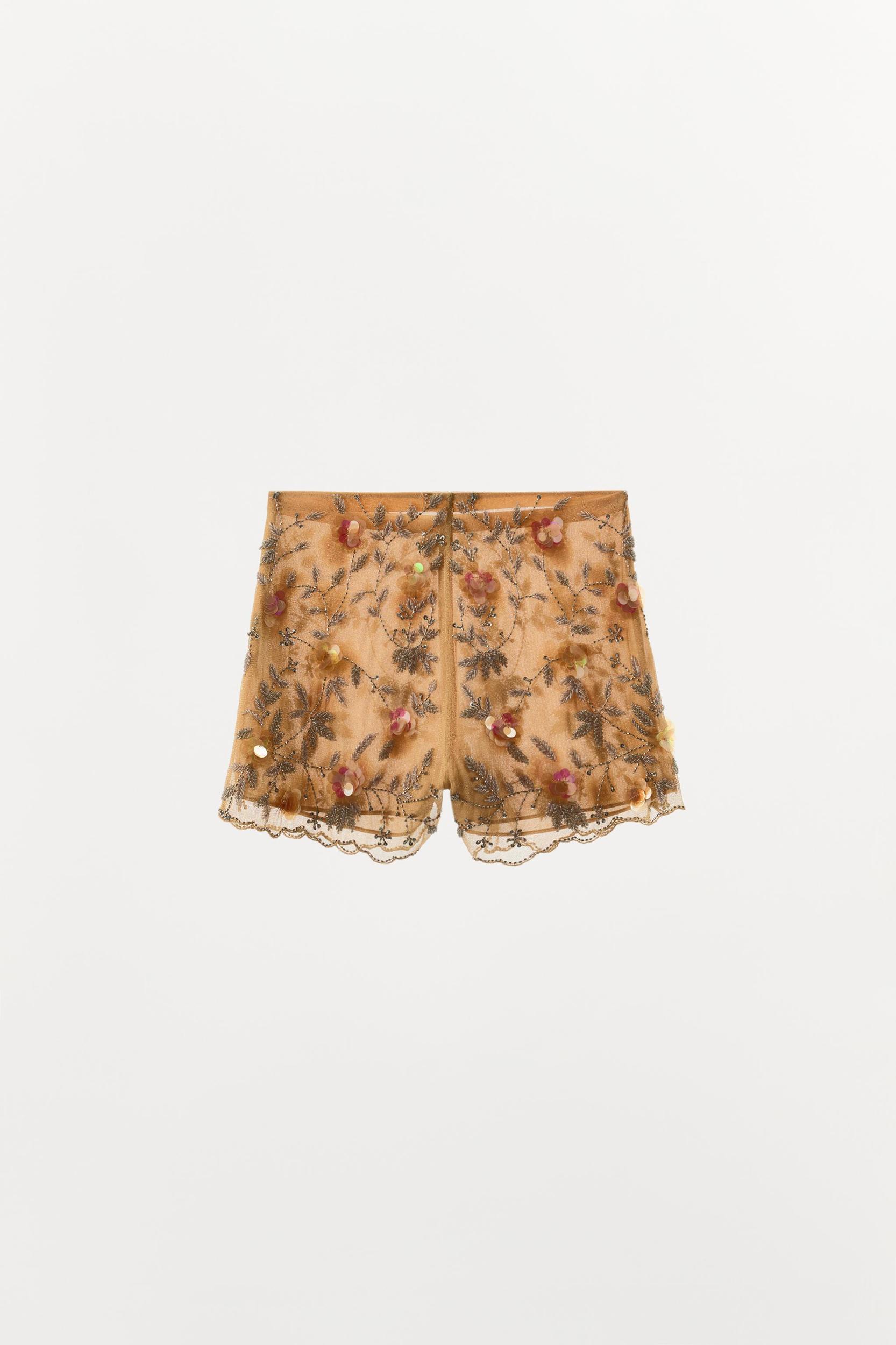 BEADED SEQUIN LIMITED EDITION SHORTS Product Image