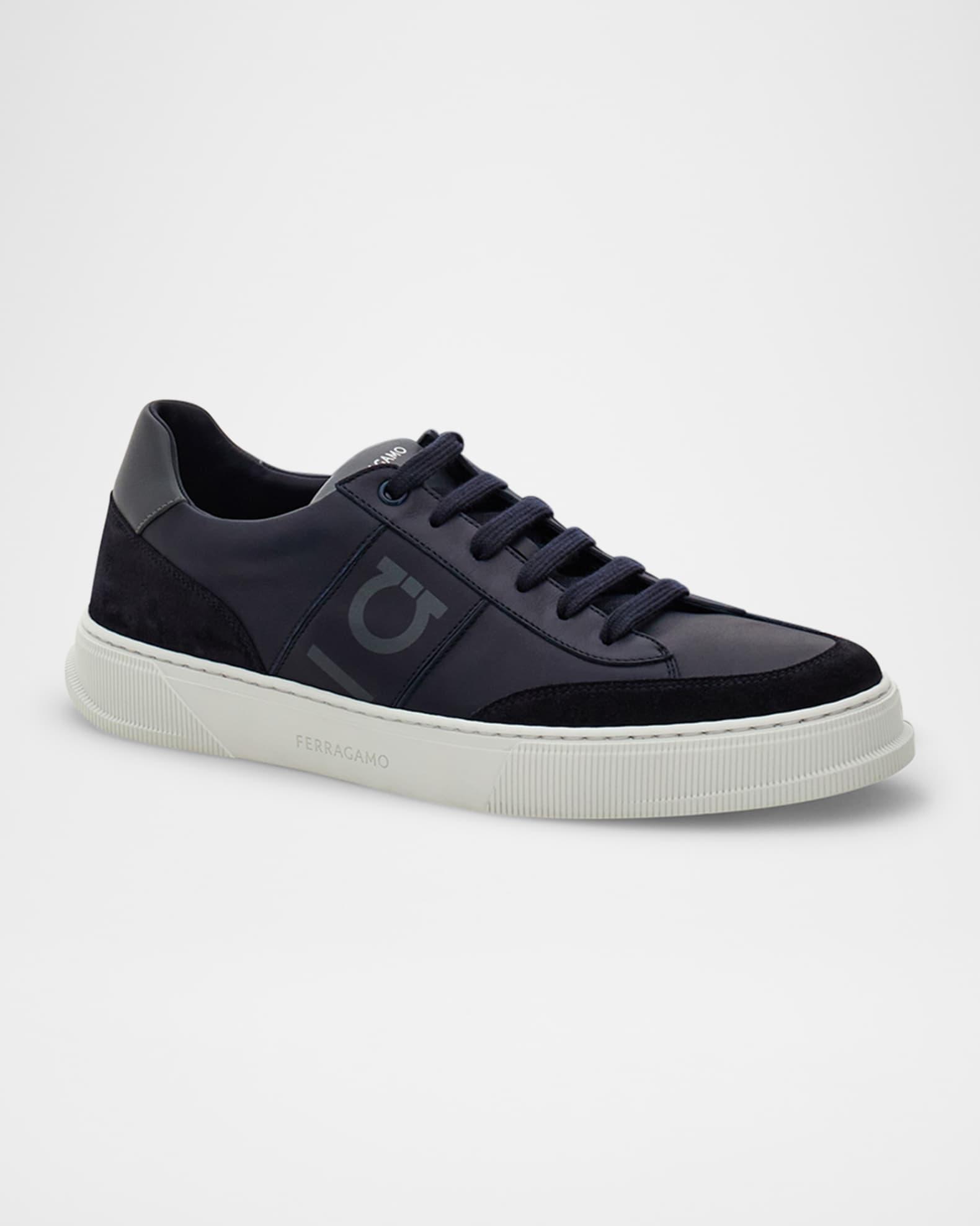 Men's Alaska Gancio Leather Low-Top Sneakers Product Image