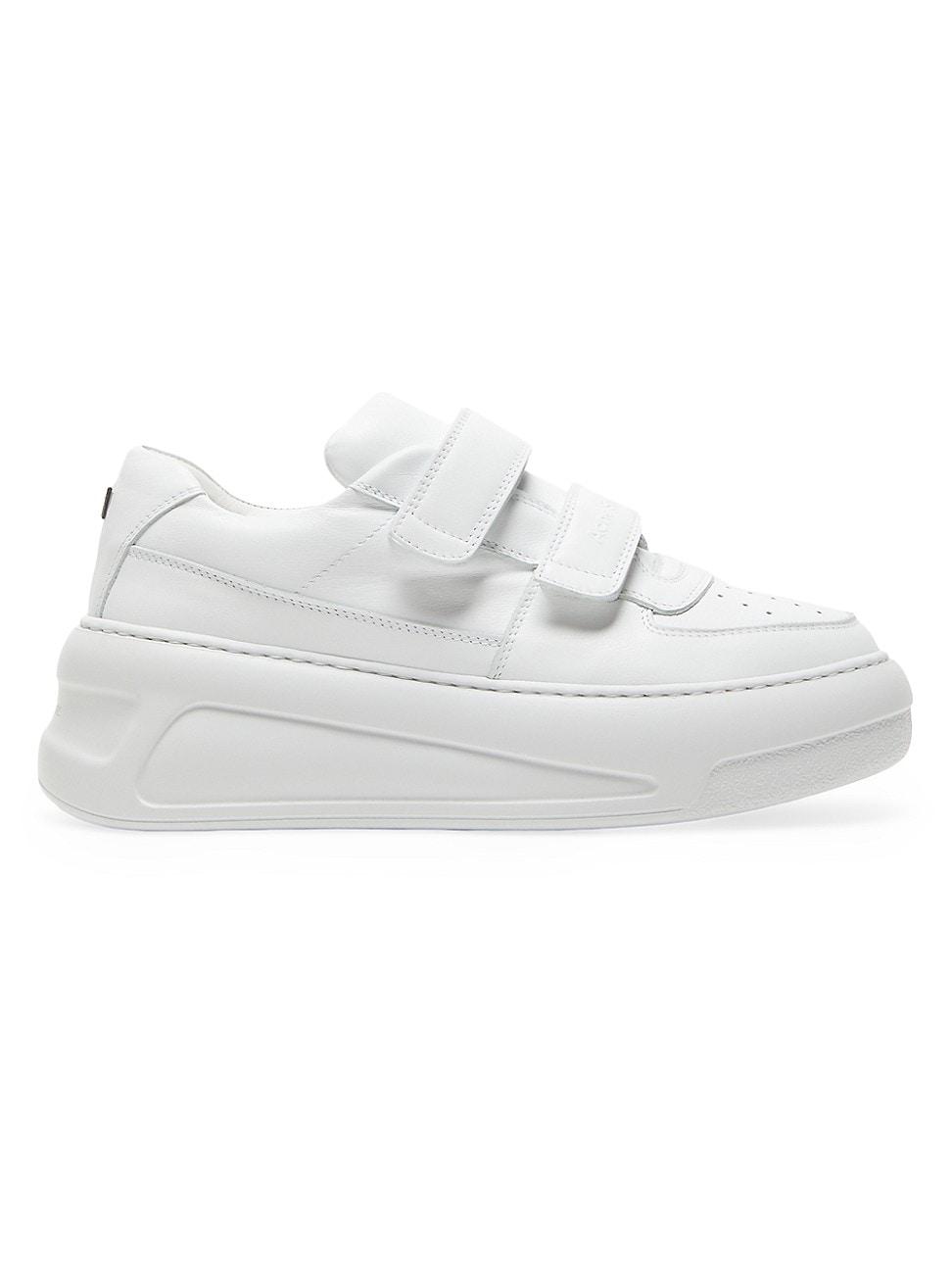 Mens Steffey Leather Hook-and-Loop Sneakers Product Image