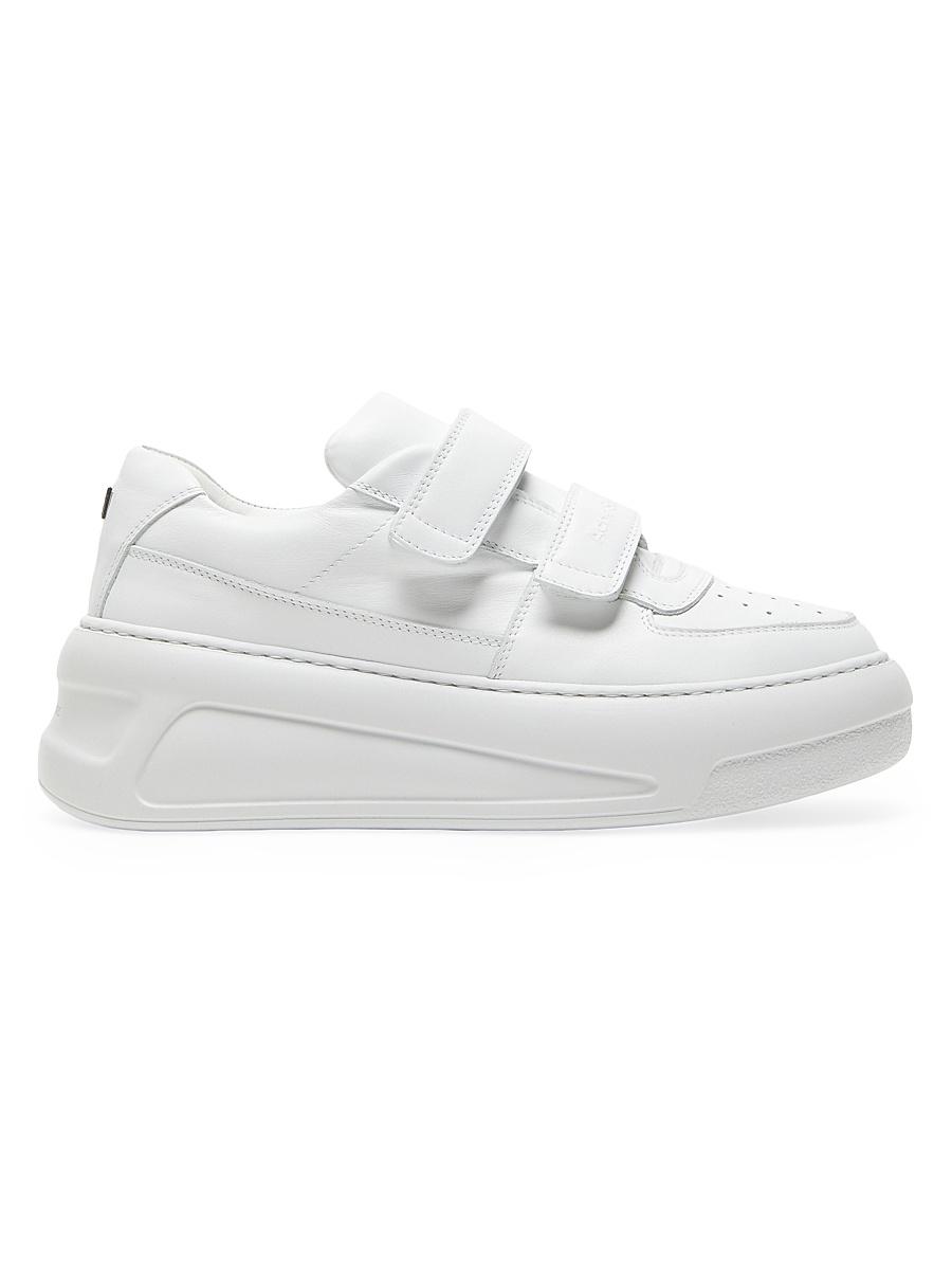 Mens Steffey Leather Hook-and-Loop Sneakers Product Image