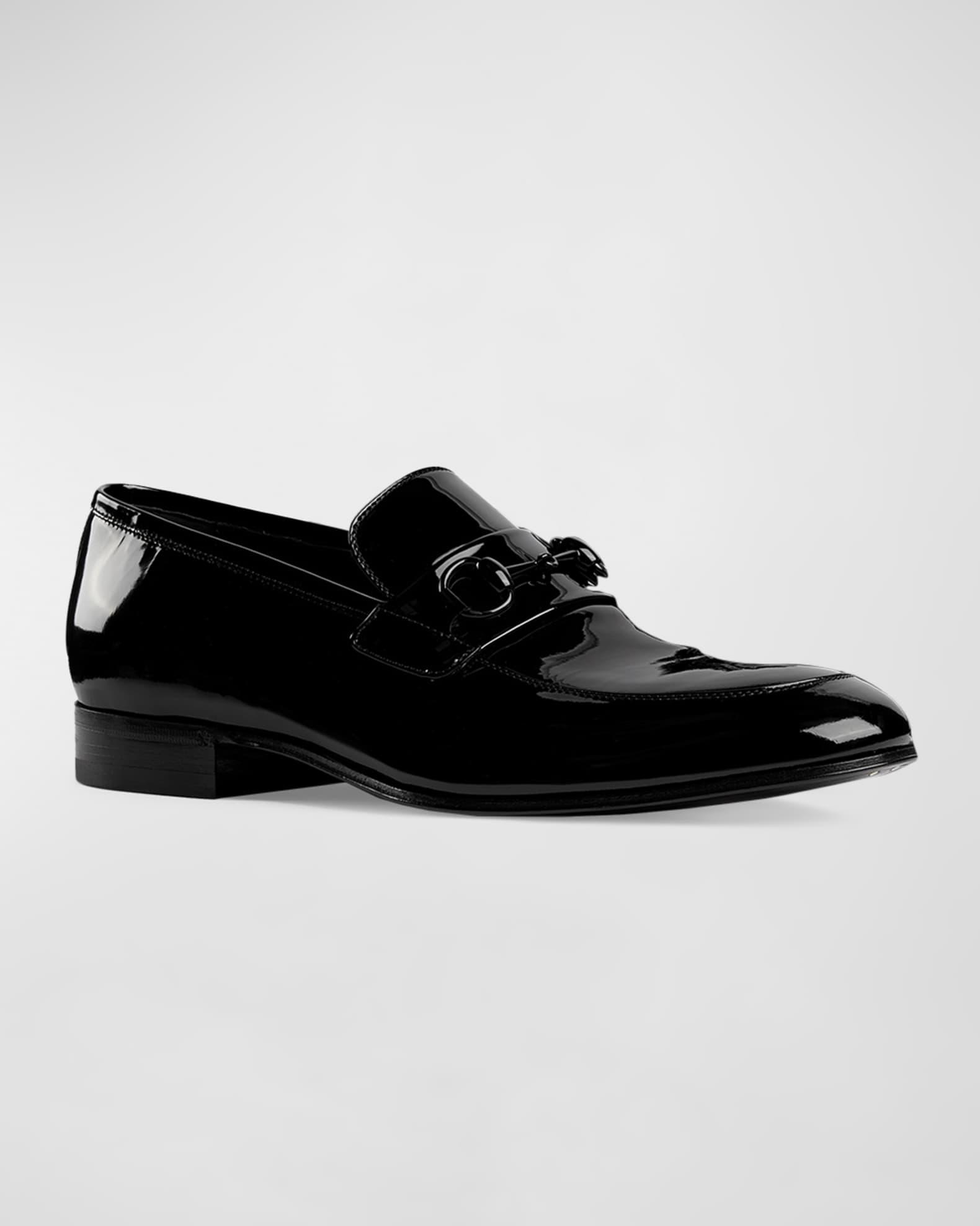 Men's Ed Patent Leather Bit Loafers Product Image