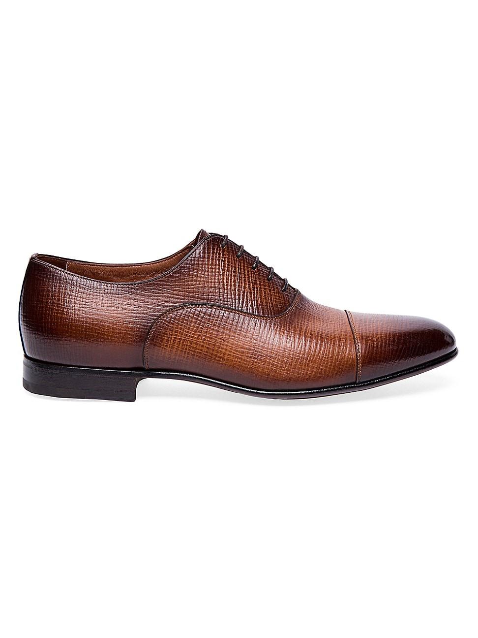 Men's Darian Textured Leather Oxfords Product Image