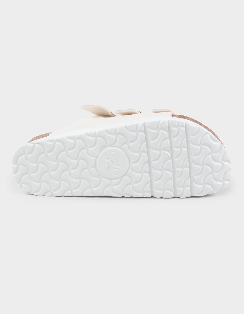 BIRKENSTOCK Florida Vegan Flex Womens Platform Sandals - EGGSHELL Product Image