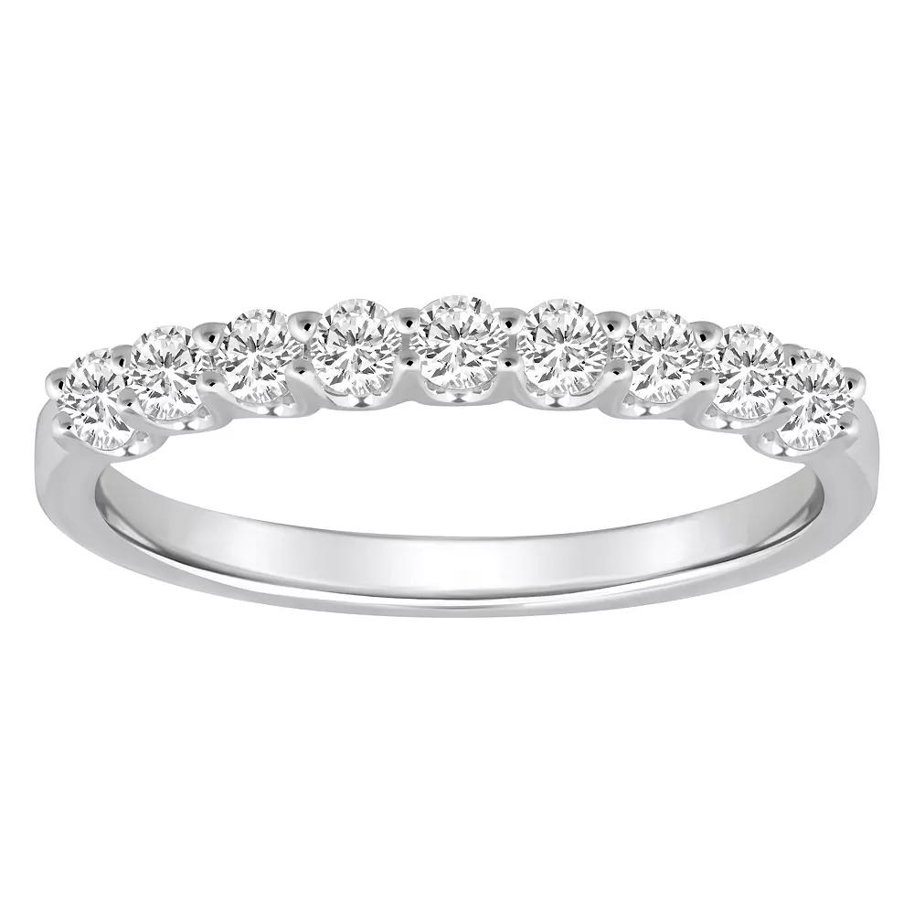 Alyson Layne 14k Gold 1/2 Carat T.W. Diamond Wedding Band, Women's, Size: 9.50, White Product Image