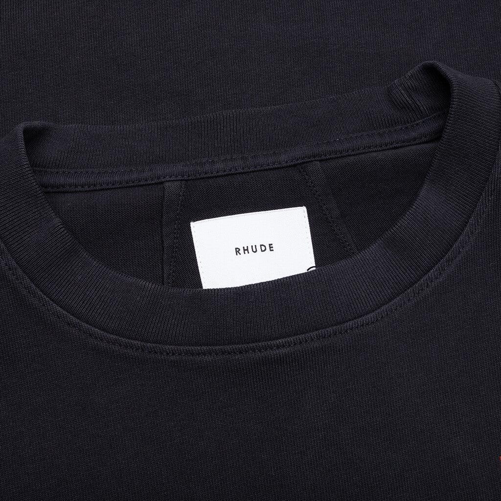 Moonlight Badge L/S Tee - Vintage Black Male Product Image