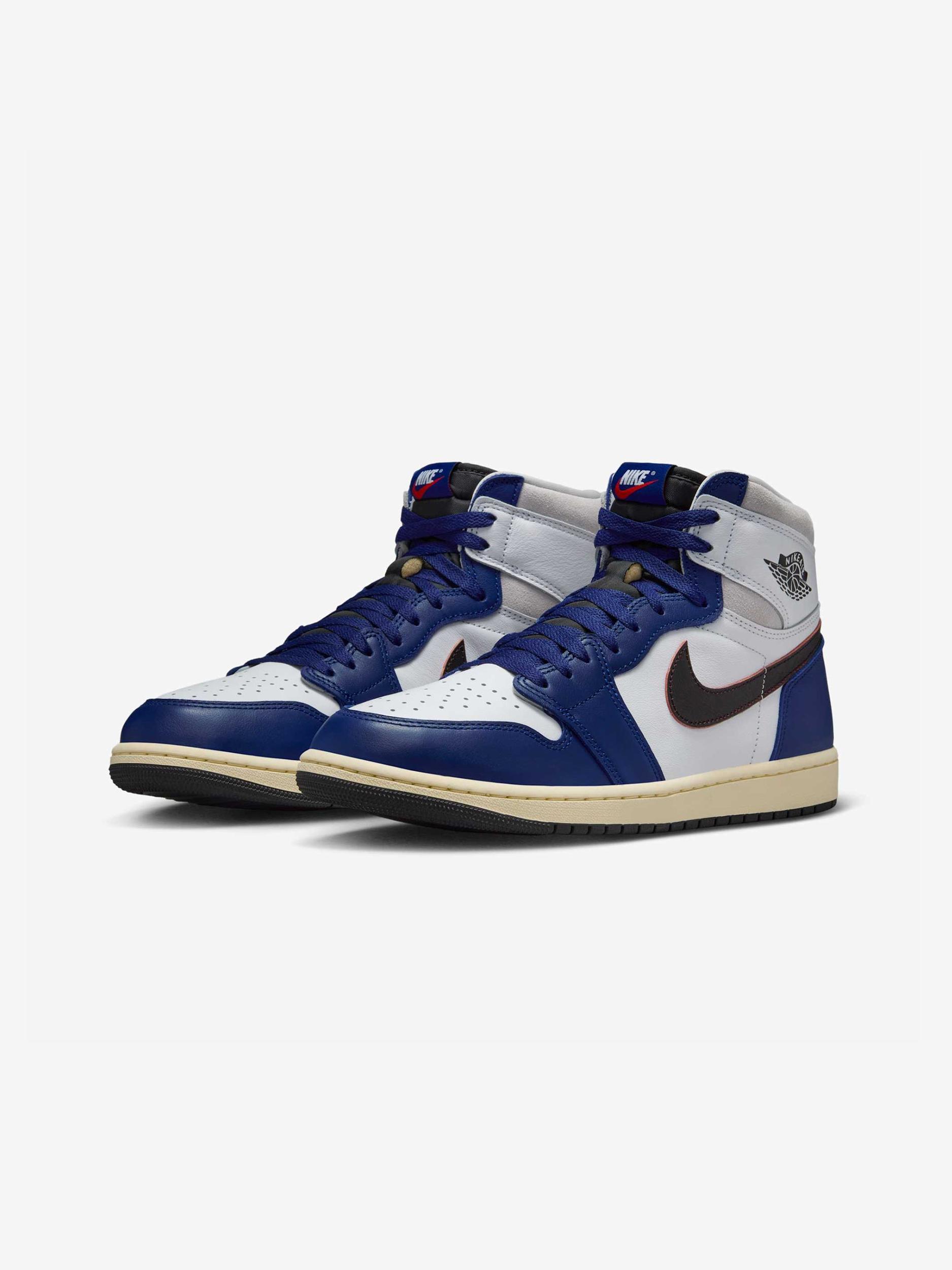 Air Jordan 1 Retro High OG (WHITE/BLACK-NEUTRAL GREY-DEEP ROYAL BLUE) Product Image