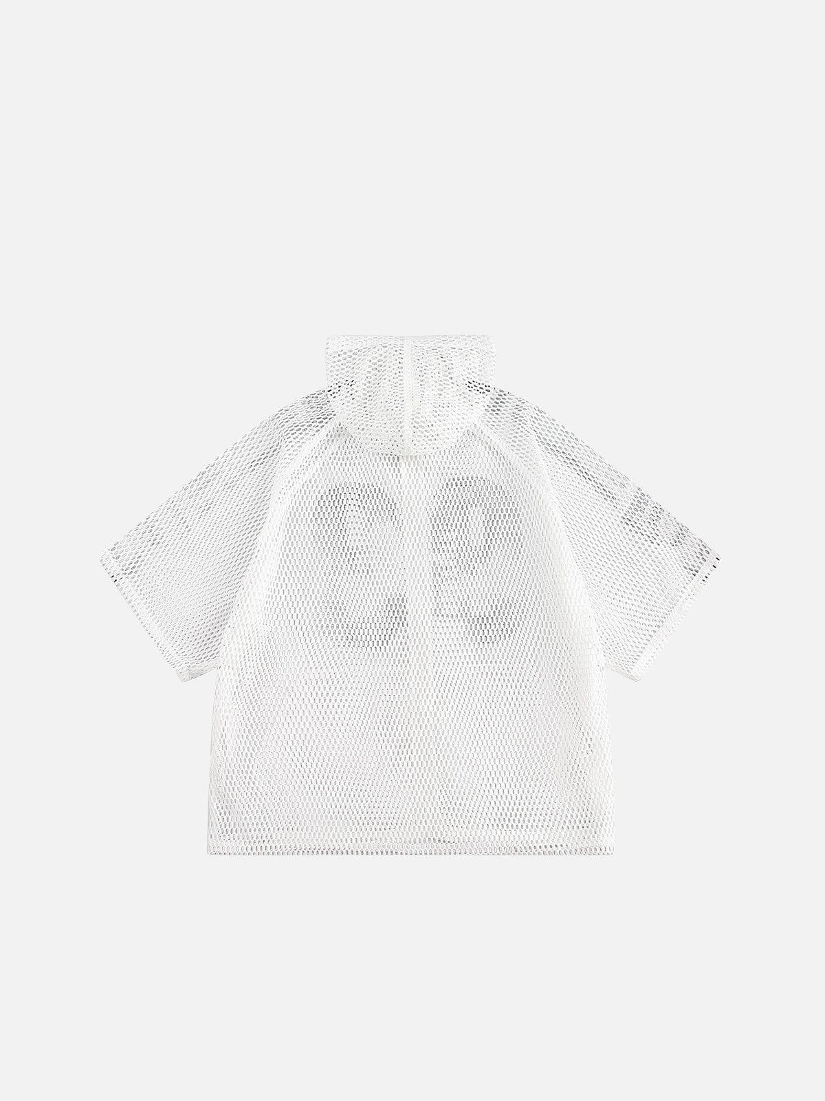 Aelfric Eden 83 Mesh Zip Up Hooded Tee Product Image