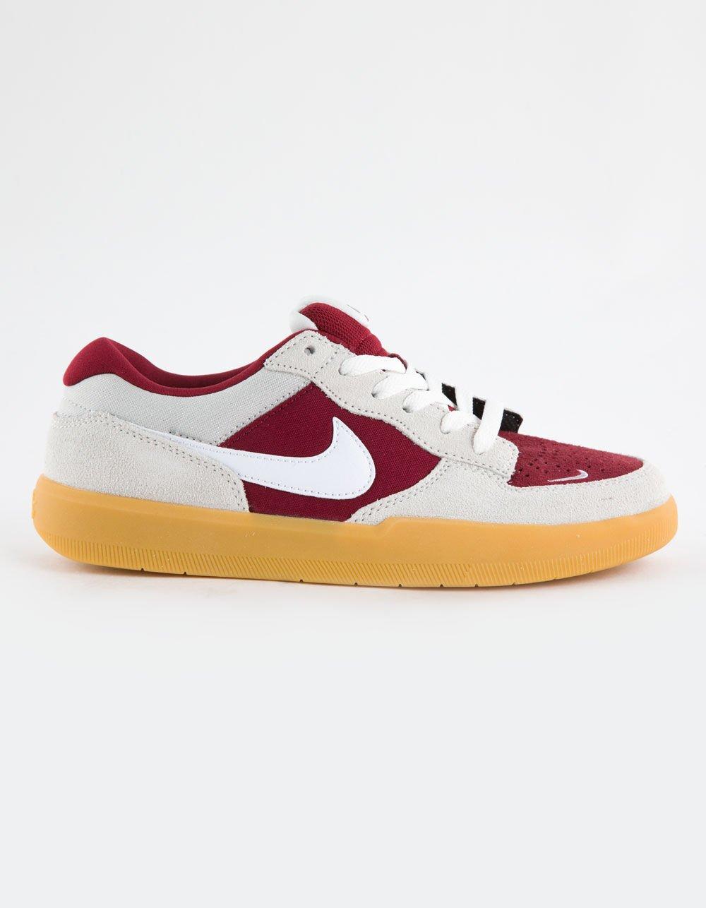 NIKE SB Force 58 Mens Shoes - GRAY/BURGANDY Product Image
