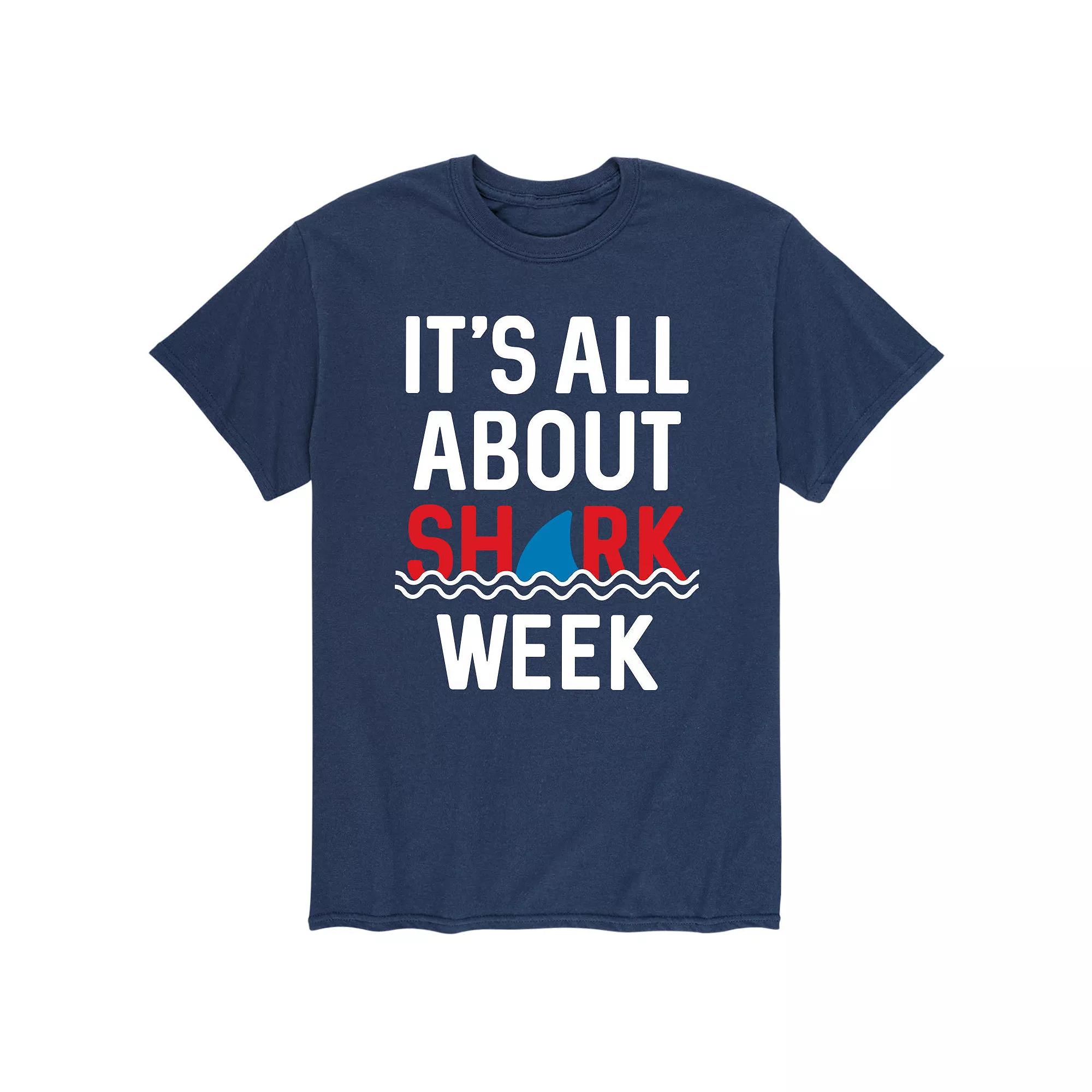 Men's It's All About Shark Fin Week Tee,  Product Image