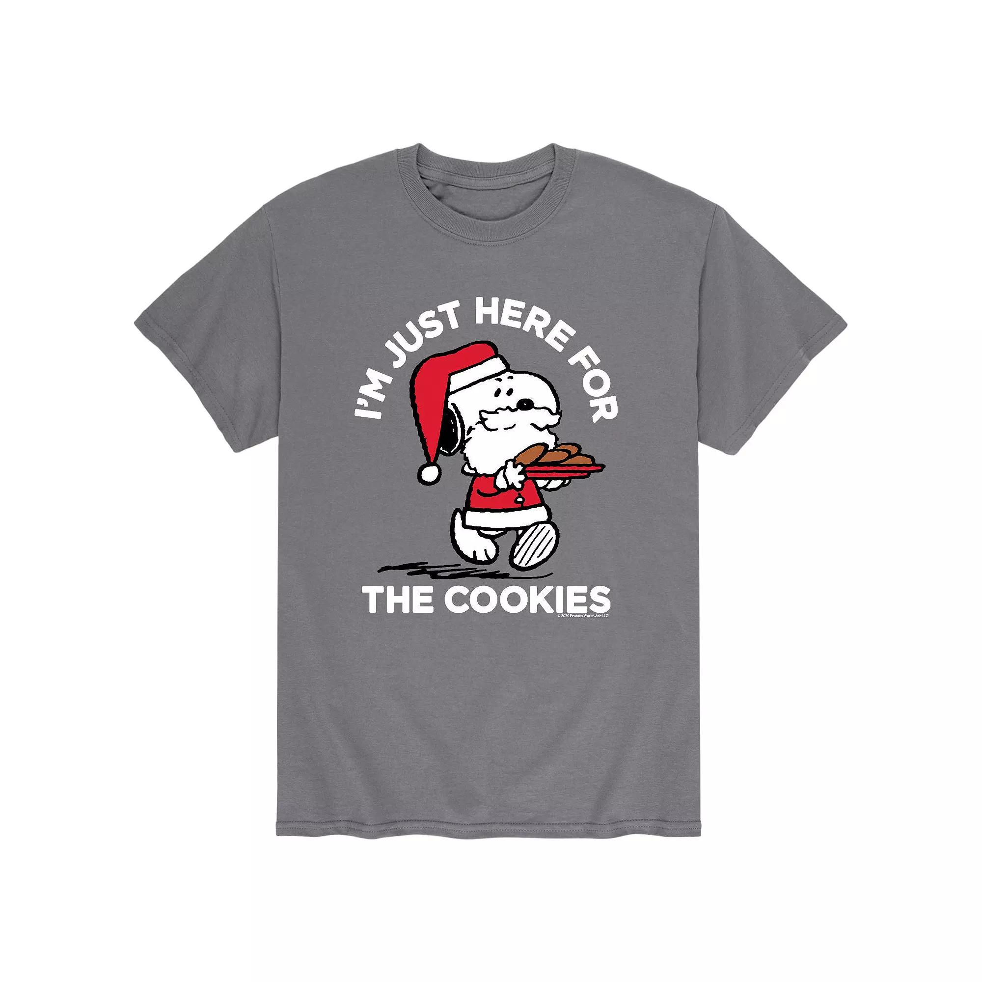 Men's Peanuts Here For Cookies Tee,  Product Image