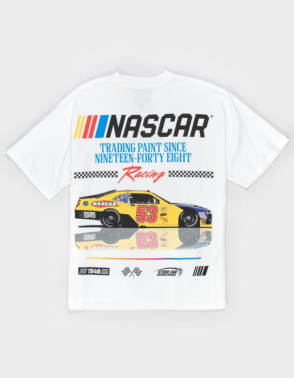TILLYS x NASCAR Trading Paint Mens Boxy Tee - WHITE Product Image