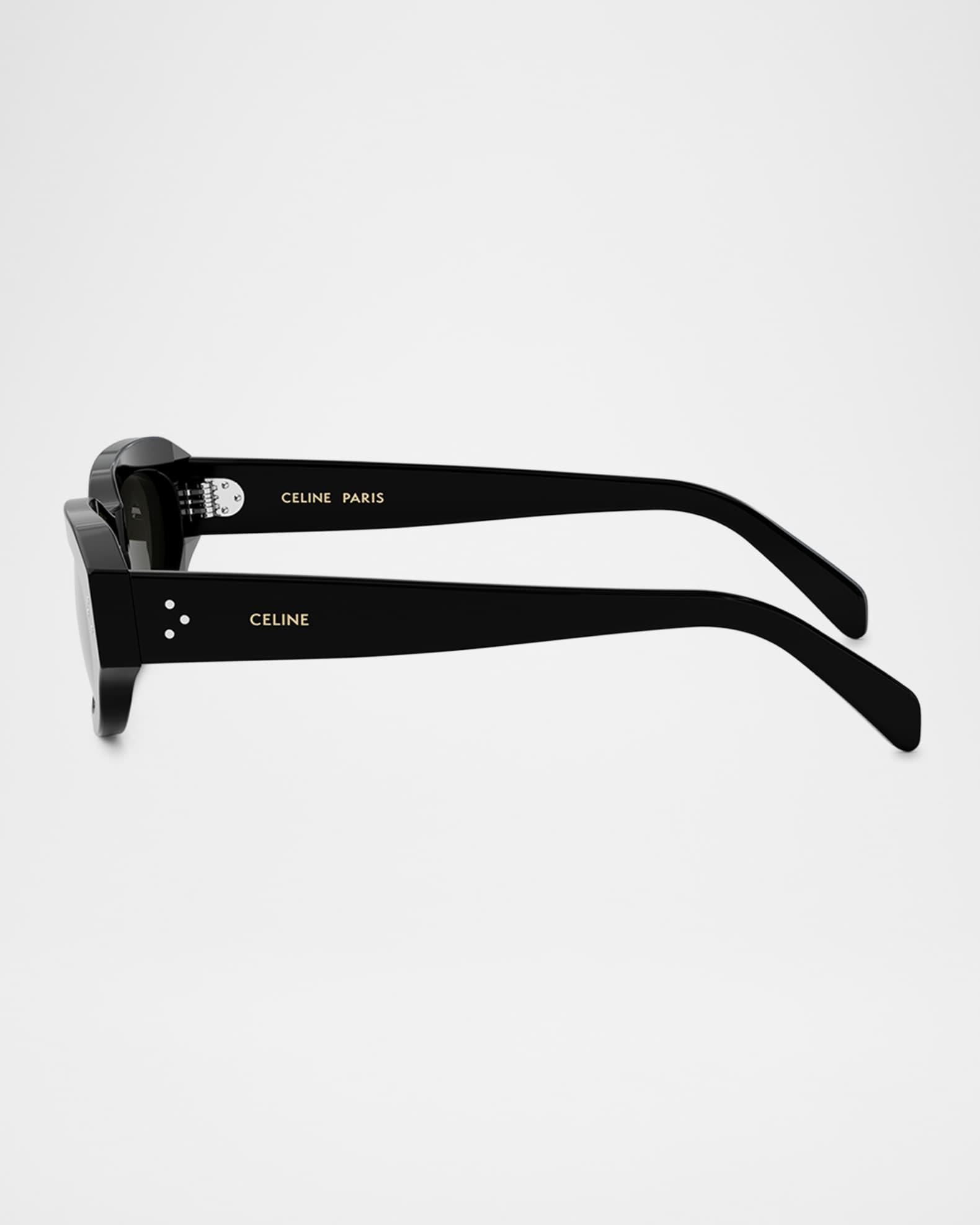 Men's 3 Dots Acetate Rectangle Sunglasses Product Image
