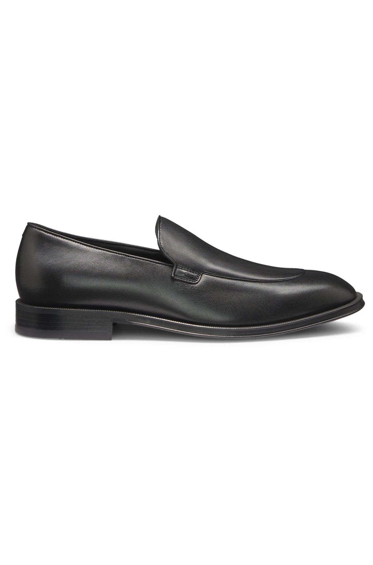 Leather loafers with apron toe Product Image