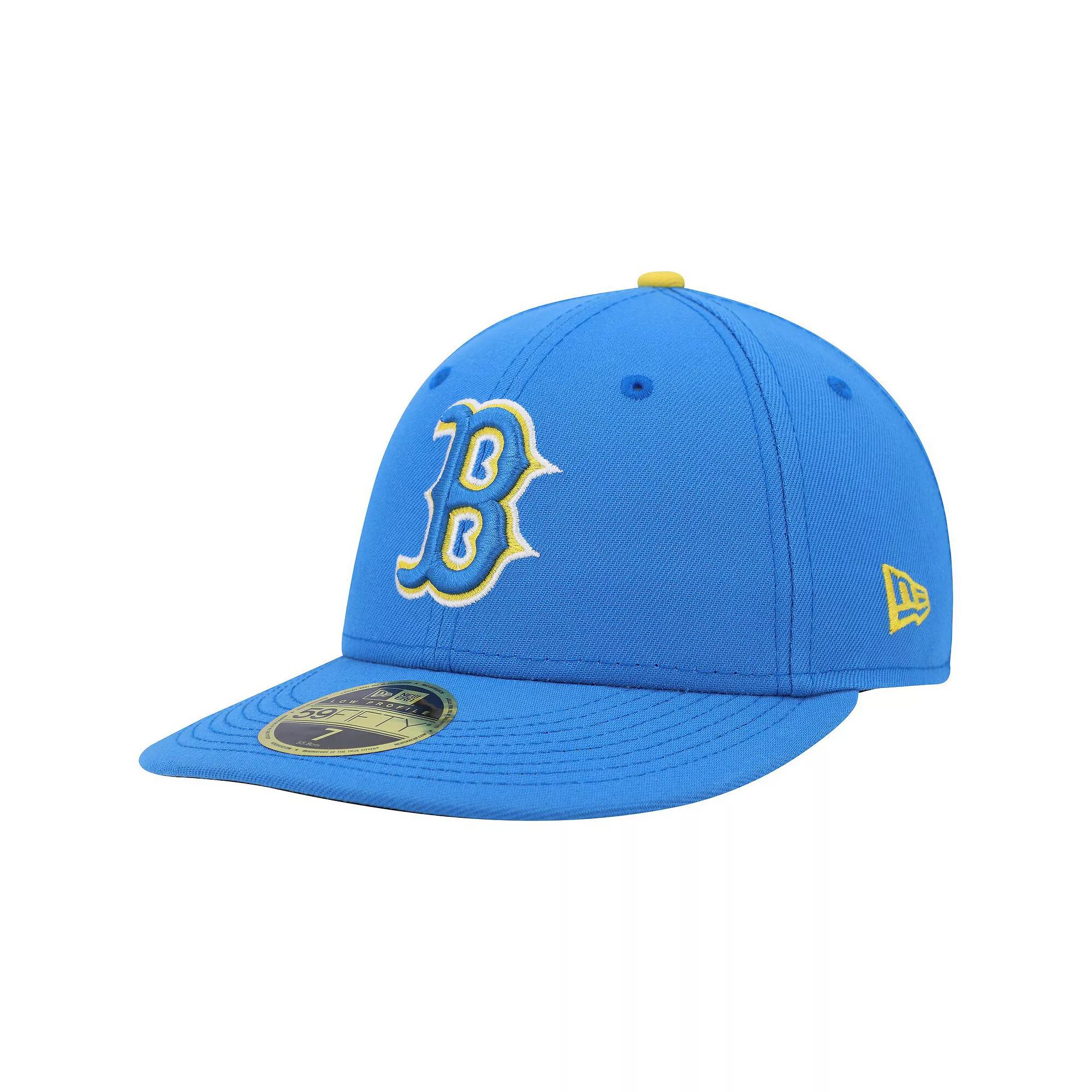 Men's New Era Light Blue Boston Red Sox City Connect 59FIFTY Fitted Hat, Size: 8 Product Image