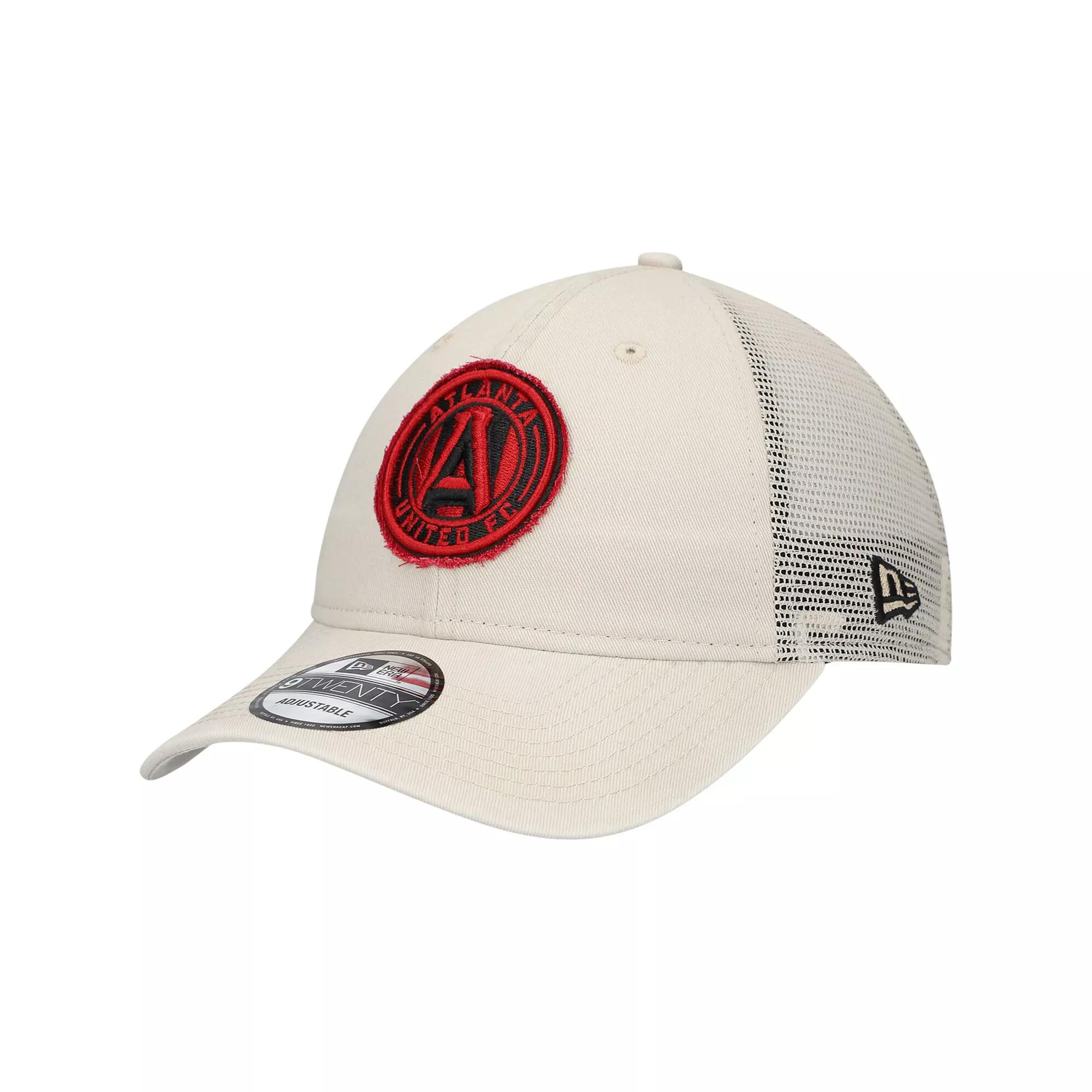 Men's New Era Tan Atlanta United FC Game Day 9TWENTY Adjustable Trucker Hat, Atu Team Product Image