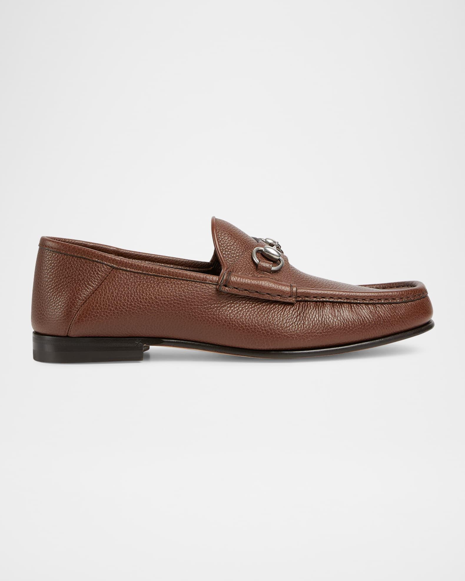 Men's Horsebit 1953 Grained Leather Bit Loafers Product Image
